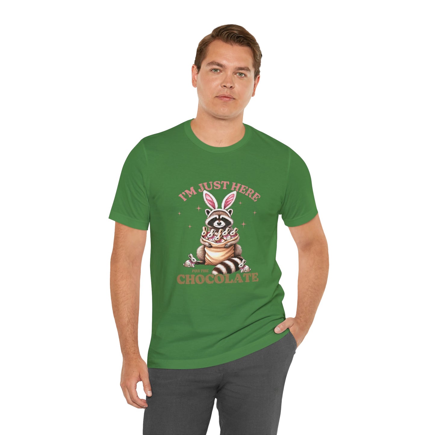Funny Easter Shirt – I'm Just Here for the Chocolate Tee