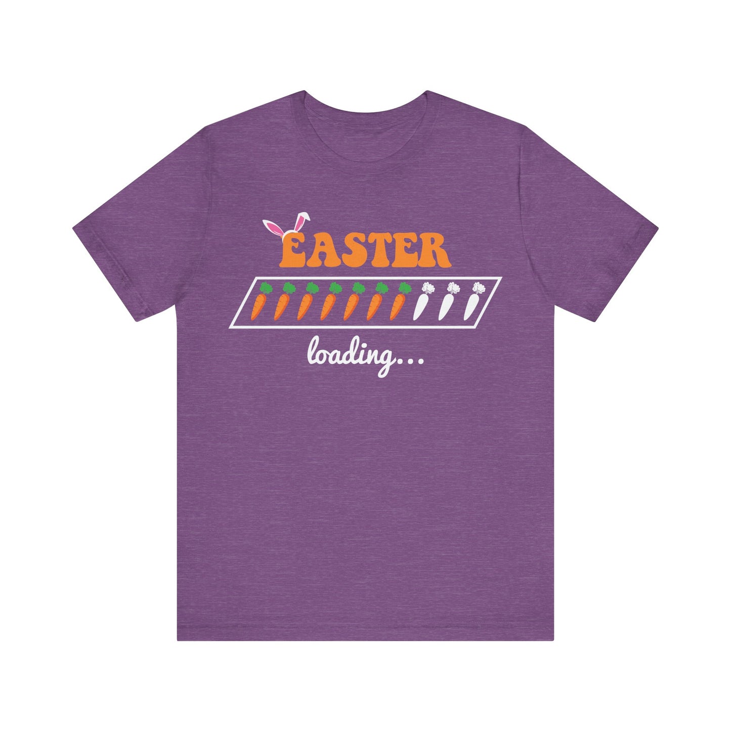 Heather Team Purple Trendy Easter Shirt – Easter Loading... Please Wait Tee