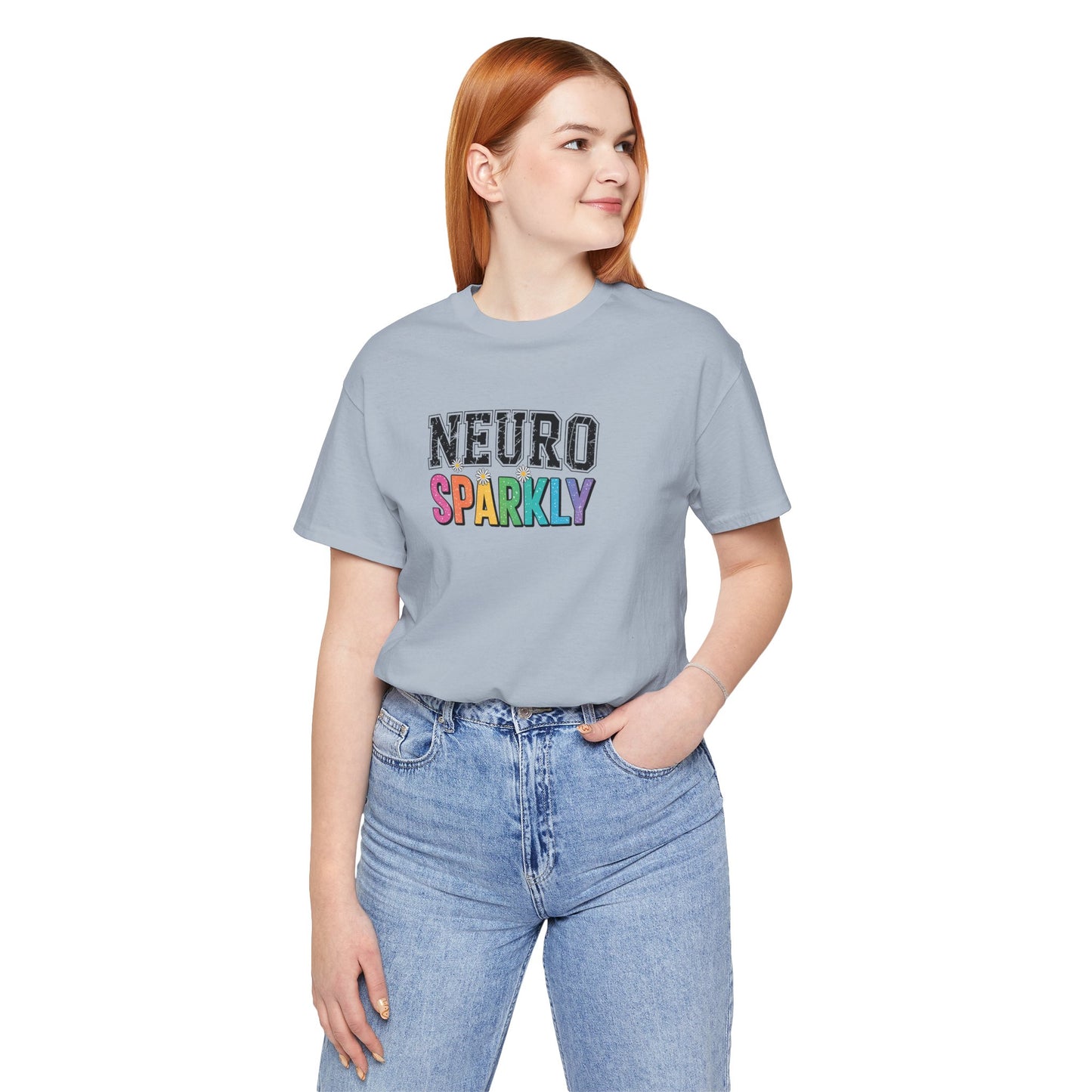 T-Shirt NEURO SPARKLY – Colorful ADHD T Shirt for Women & Young Adults
