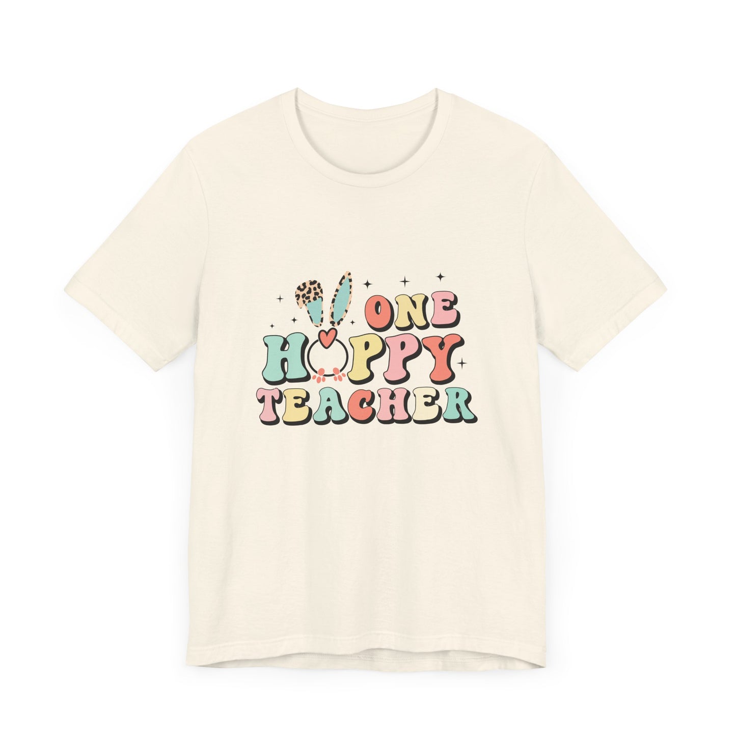 Teacher Easter Shirt – One Hoppy Teacher Bunny Tee