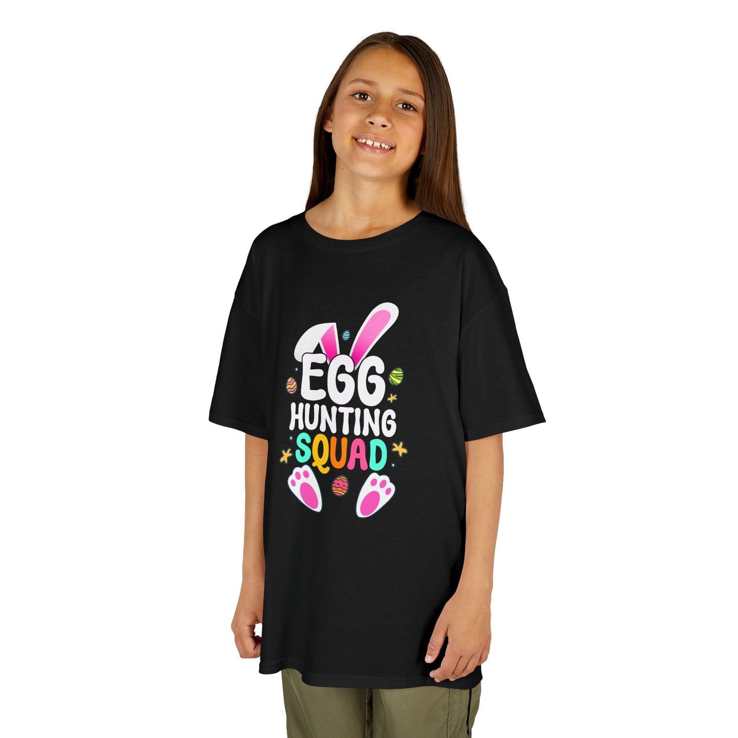 Egg Hunting Squad Kids Tee | Matching Easter Shirt for Families