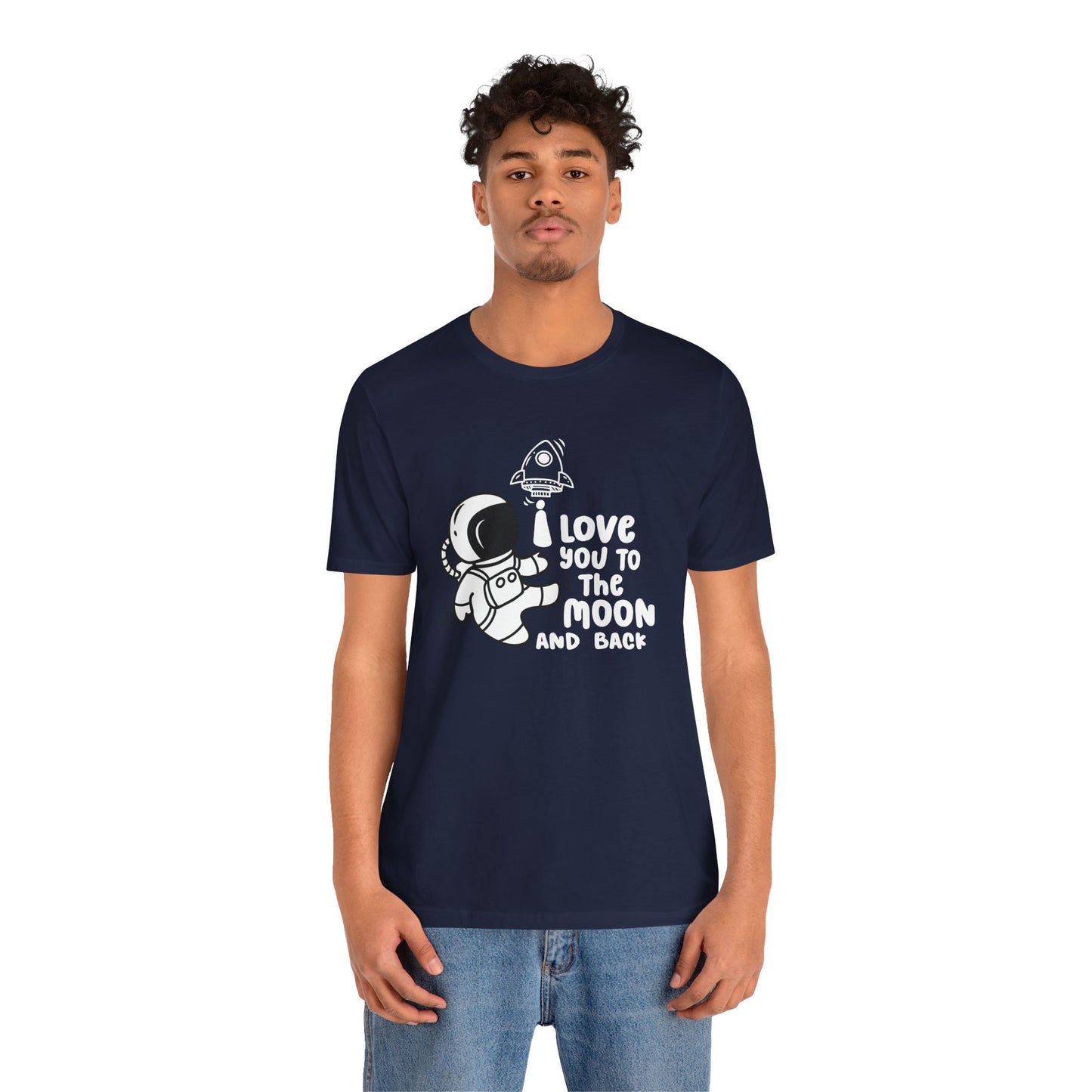 Romantic Message Tee – I Love You to the Moon and Back Shirt
