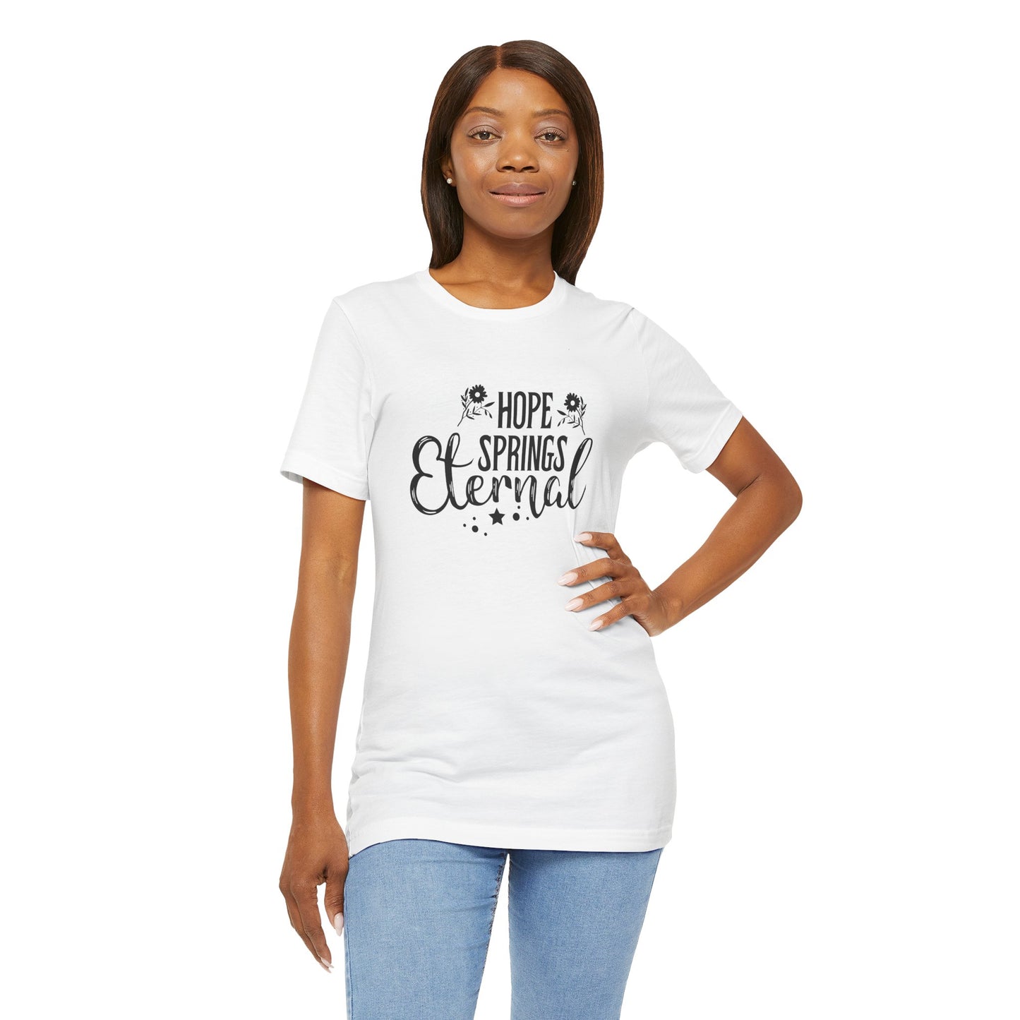 Motivational Shirts – Hope Springs Eternal Women’s Easter Tee