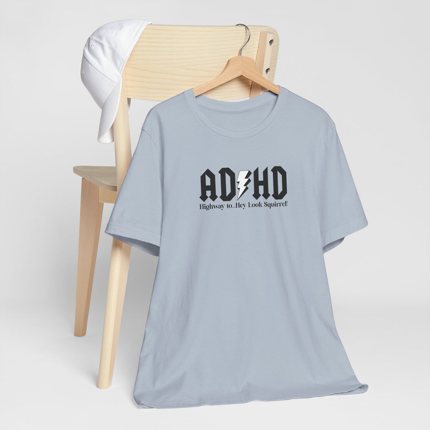 T-Shirt Highway to ADHD Funny T-Shirt – Gothic Pop Culture Graphic Tee