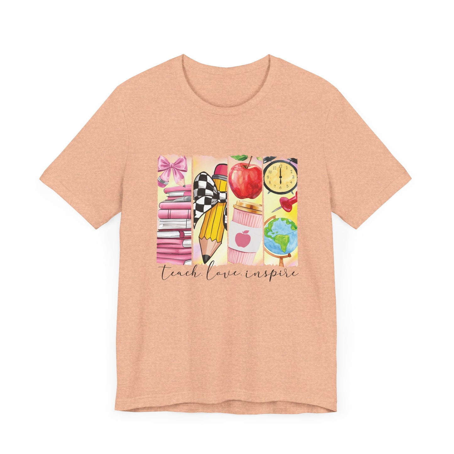 Teach Love Inspire – Teacher Shirt with Meaningful Message