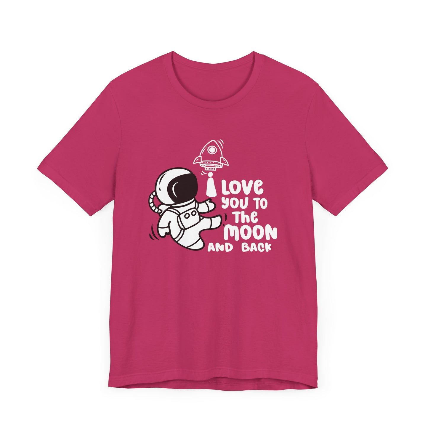 Romantic Message Tee – I Love You to the Moon and Back Shirt