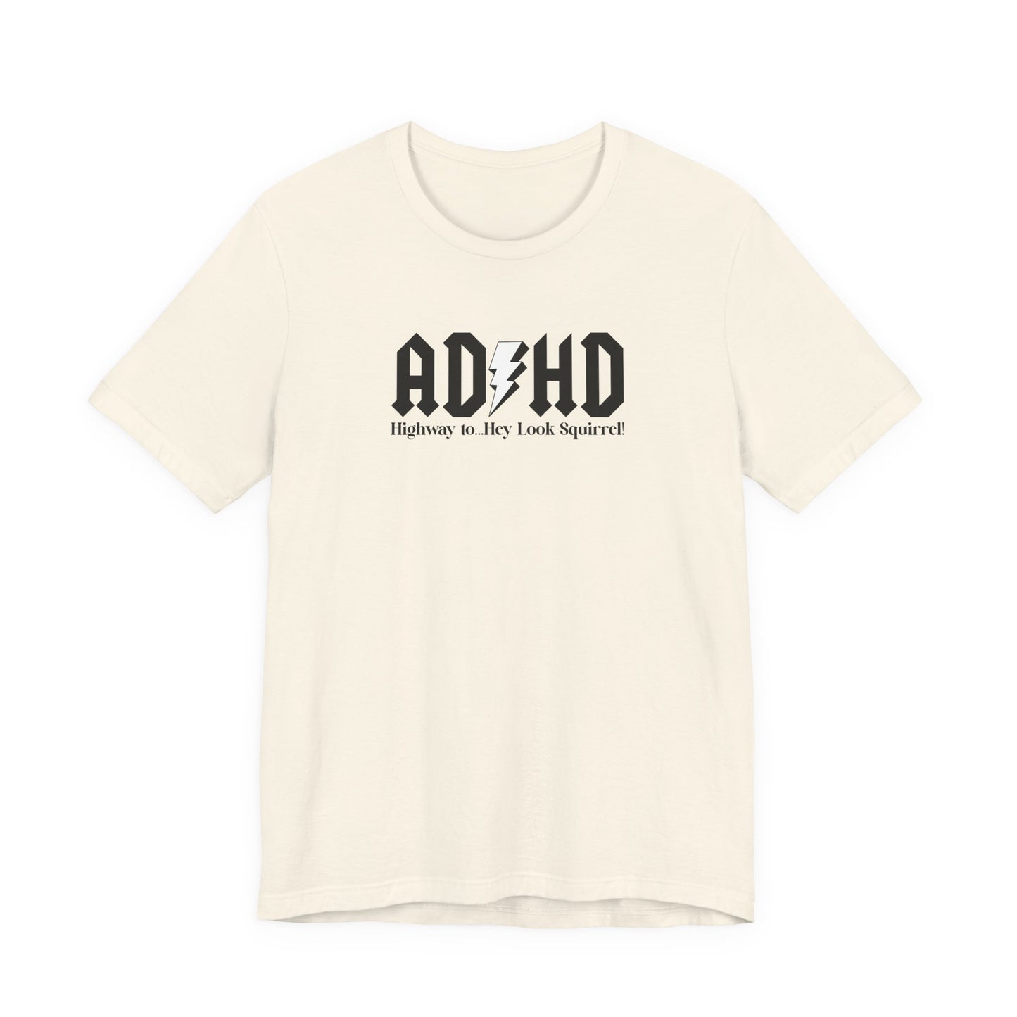 T-Shirt Highway to ADHD Funny T-Shirt – Gothic Pop Culture Graphic Tee