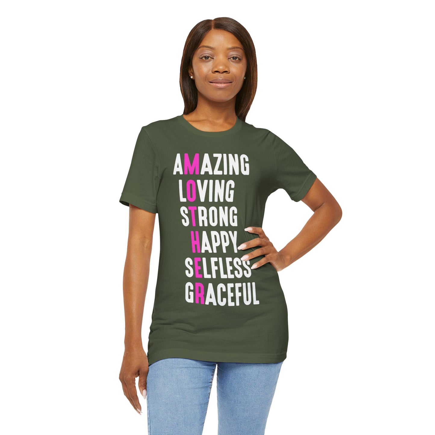 Empowering Mom Shirt – Amazing, Strong, Graceful & Loving