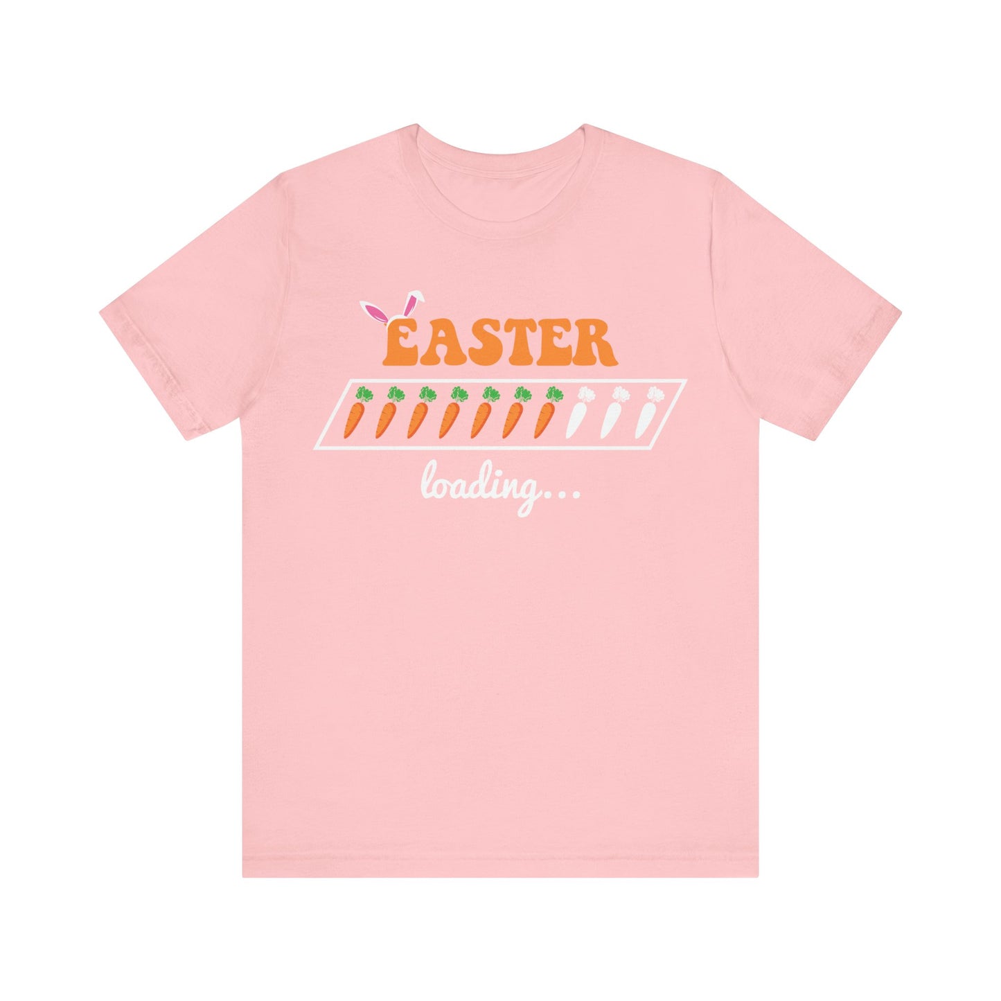 Pink Trendy Easter Shirt – Easter Loading... Please Wait Tee