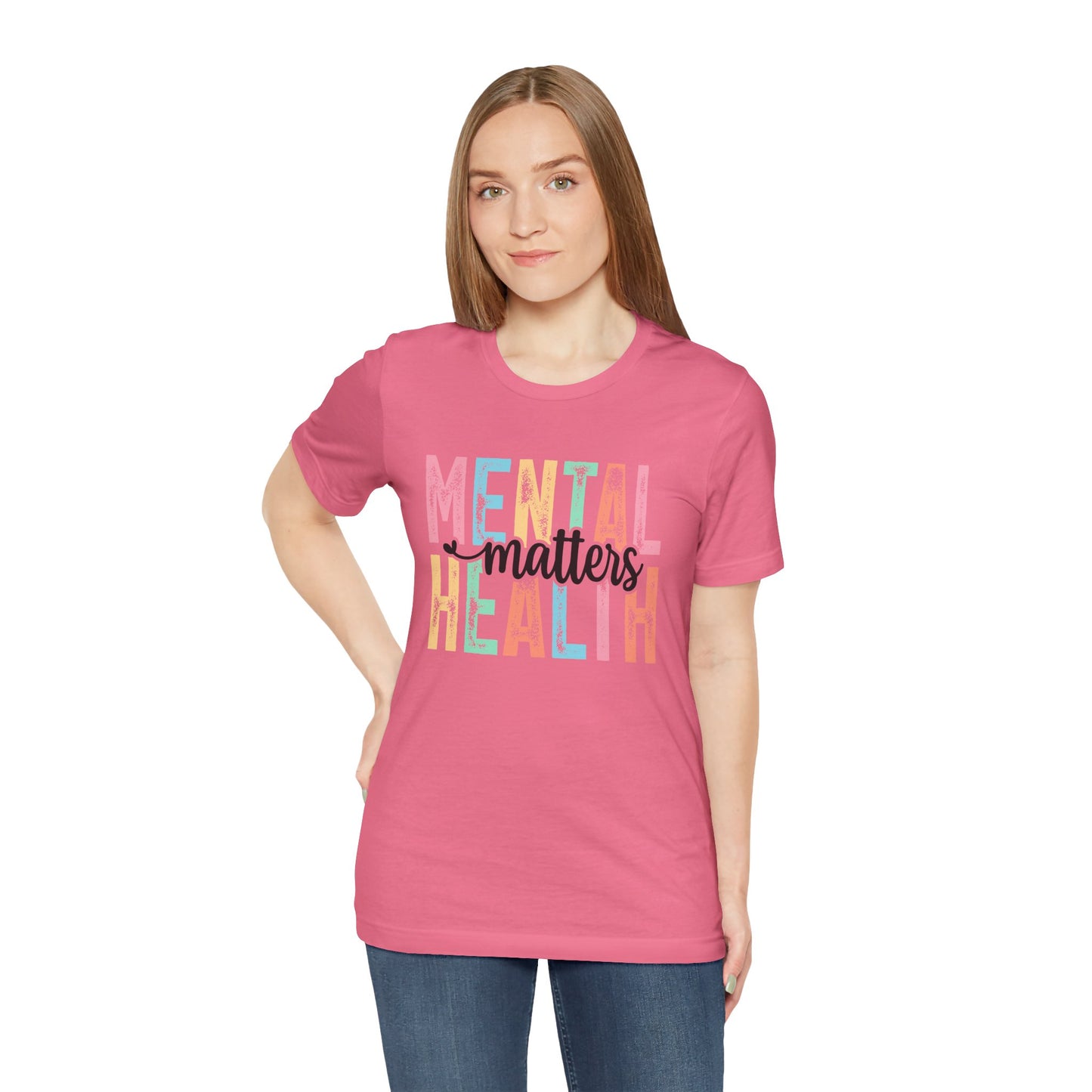 Mental Health Matters – Charity-Pink Mental Health Matters Shirt for Women