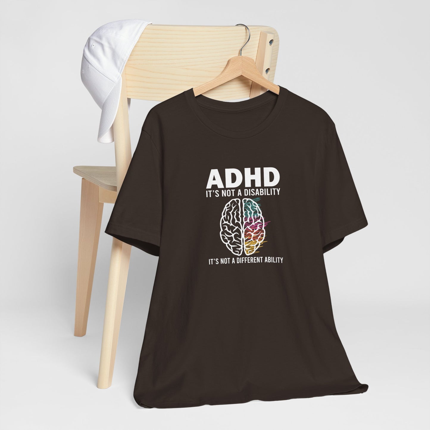 T-Shirt ADHD IT'S NOT A DISABILITY – Conceptual ADHD T-Shirt for Adults