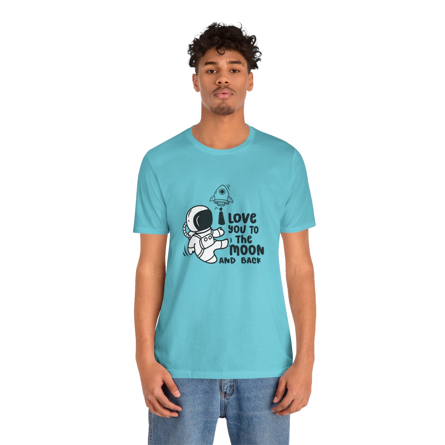 Romantic Message Tee – I Love You to the Moon and Back Shirt