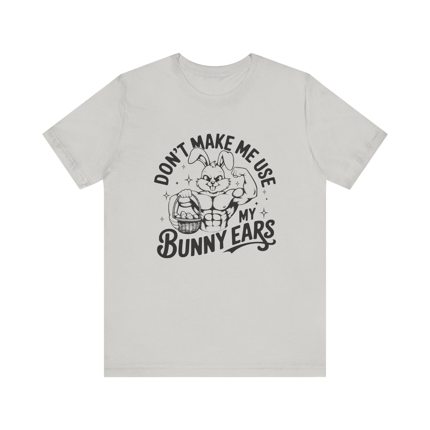 Silver Easter Fitness Shirt – Bunny Gains No Days Off Unisex Tee