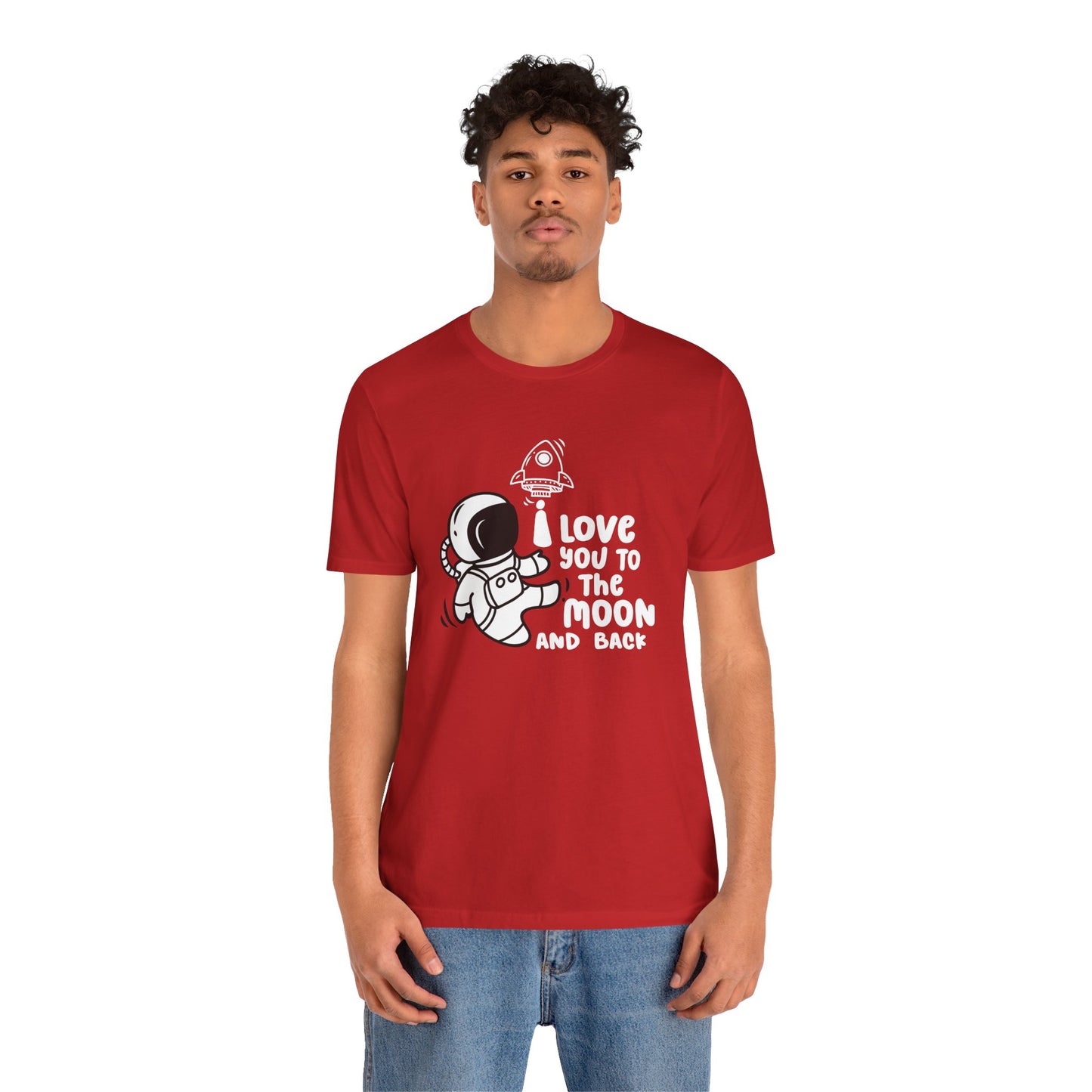 Romantic Message Tee – I Love You to the Moon and Back Shirt