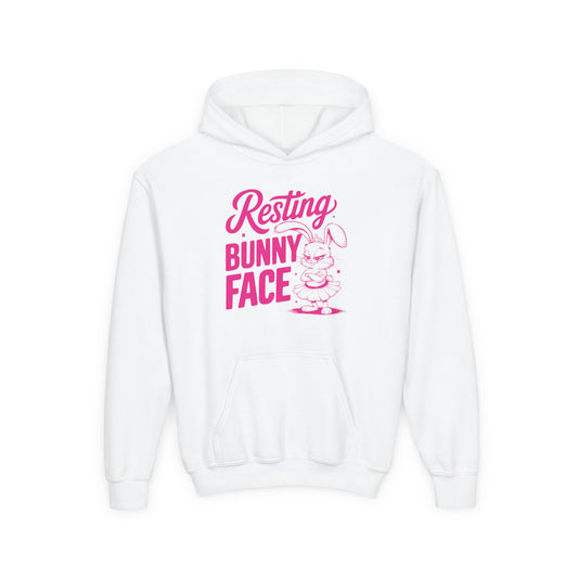 Kids clothes Resting Bunny Face Kids Hoodie | Funny Easter Hoodie
