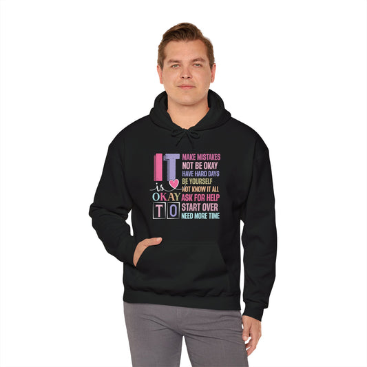 Hoodie It’s Okay to Make Mistakes – Suicide Prevention Hoodie