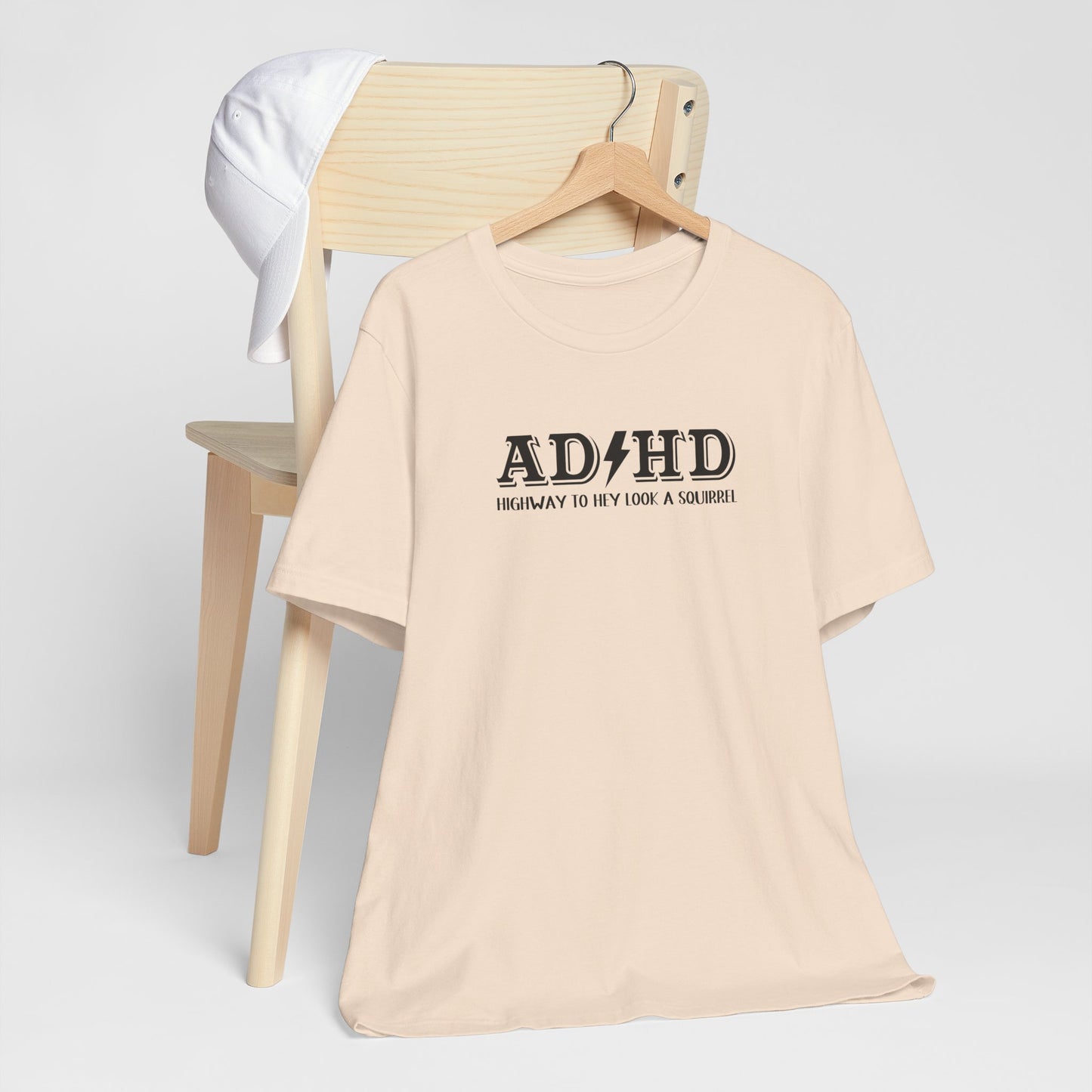 T-Shirt ADHD HIGHWAY T-Shirt – Funny ADHD T-Shirt with Bold Text