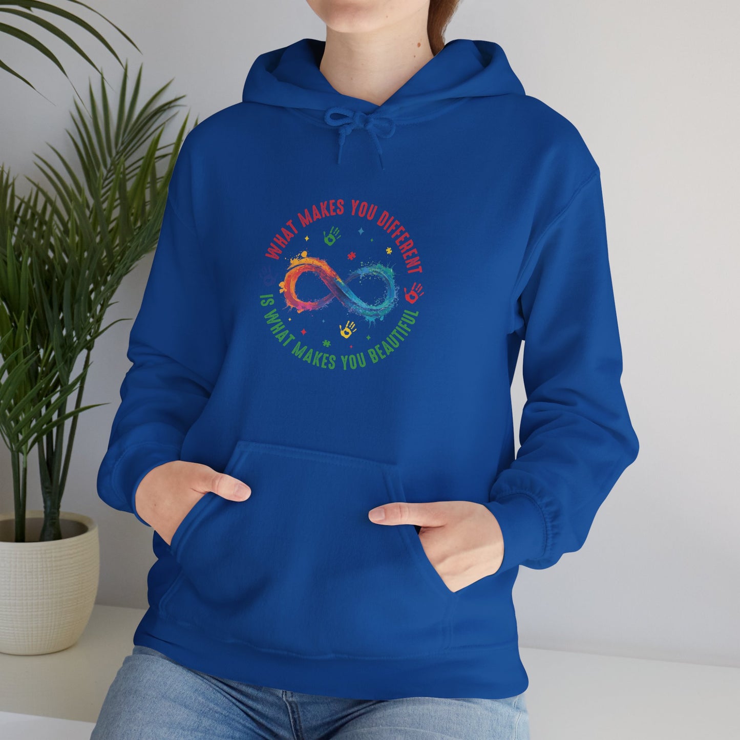 WHAT MAKES YOU DIFFERENT Hoodie – Colorful Neurodiversity Sweatshirt