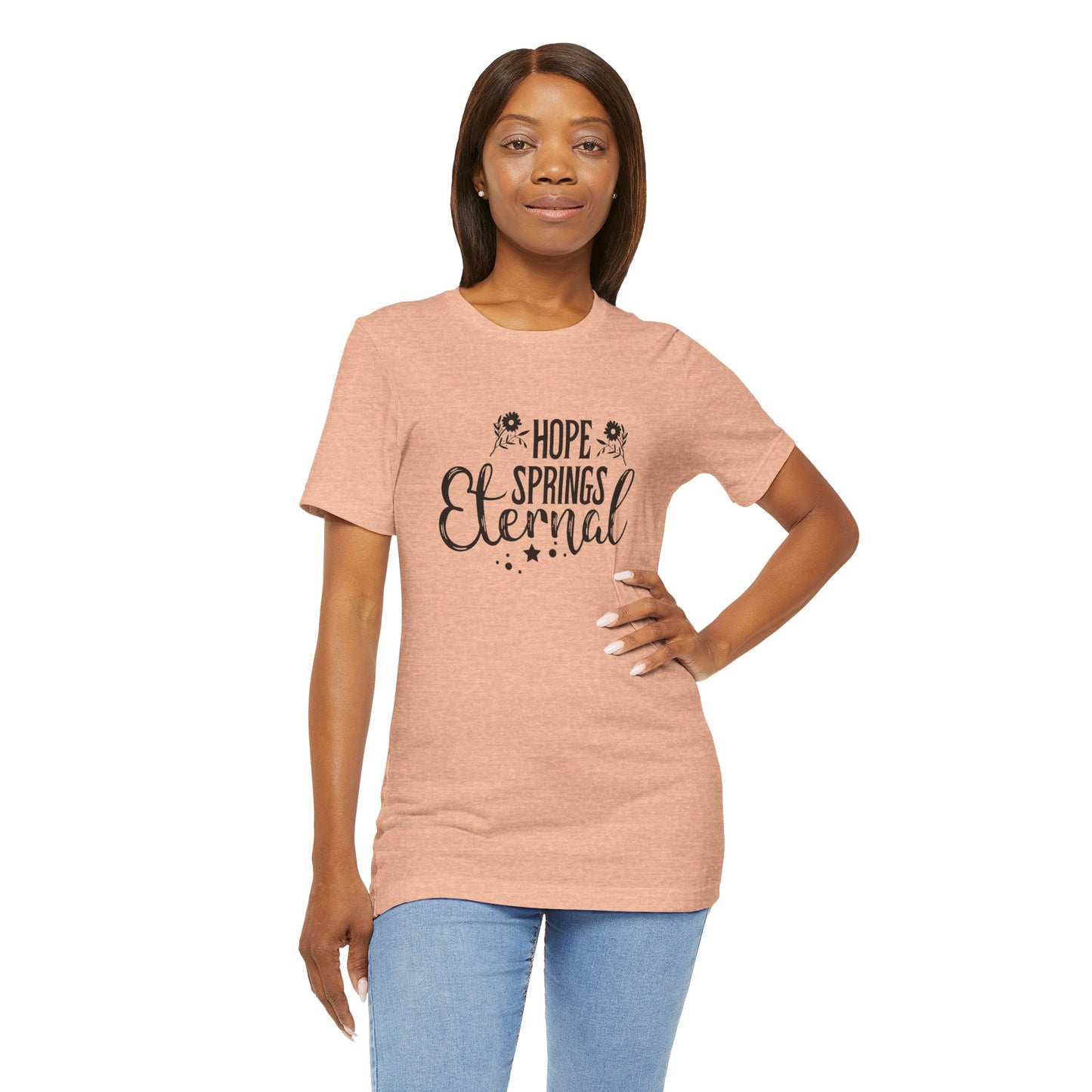 Motivational Shirts – Hope Springs Eternal Women’s Easter Tee