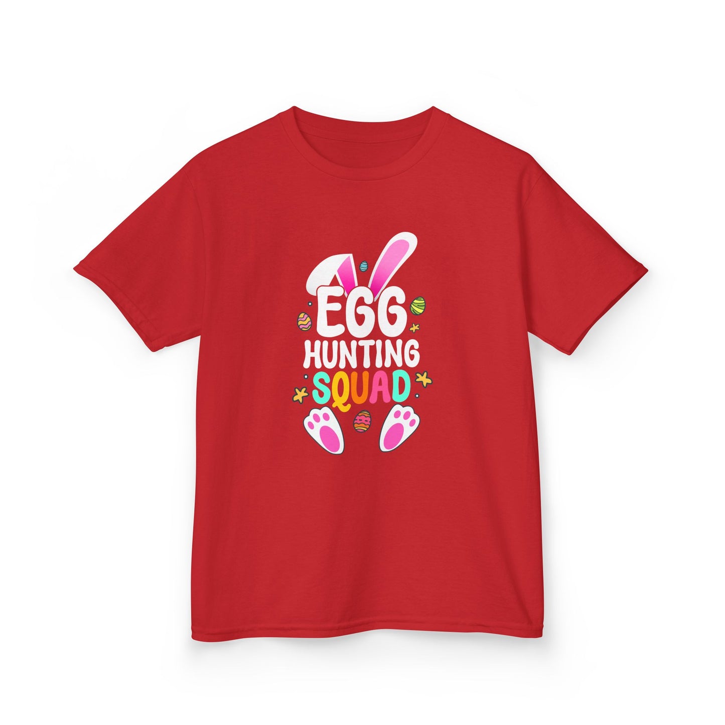 Egg Hunting Squad Kids Tee | Matching Easter Shirt for Families