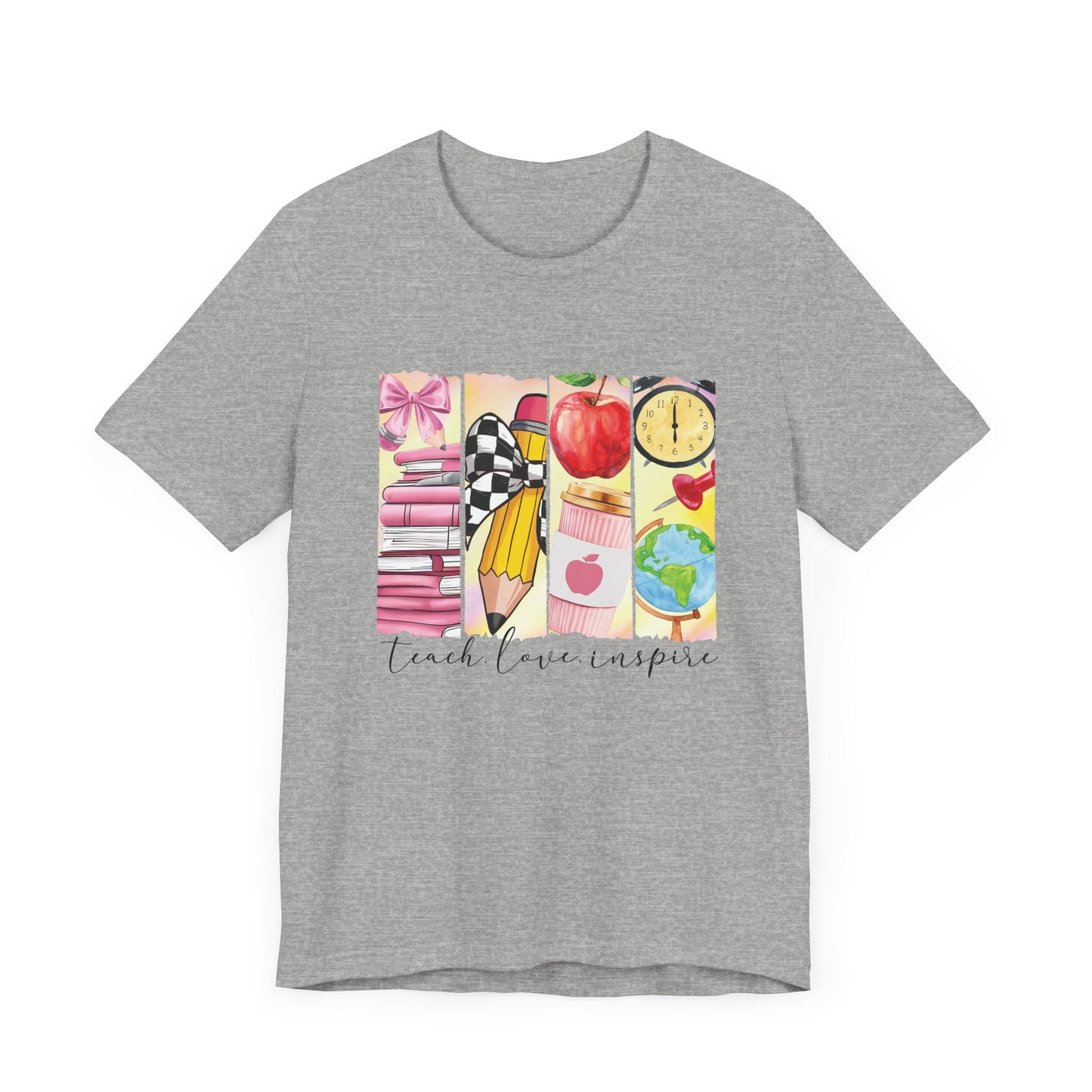 Teach Love Inspire – Teacher Shirt with Meaningful Message