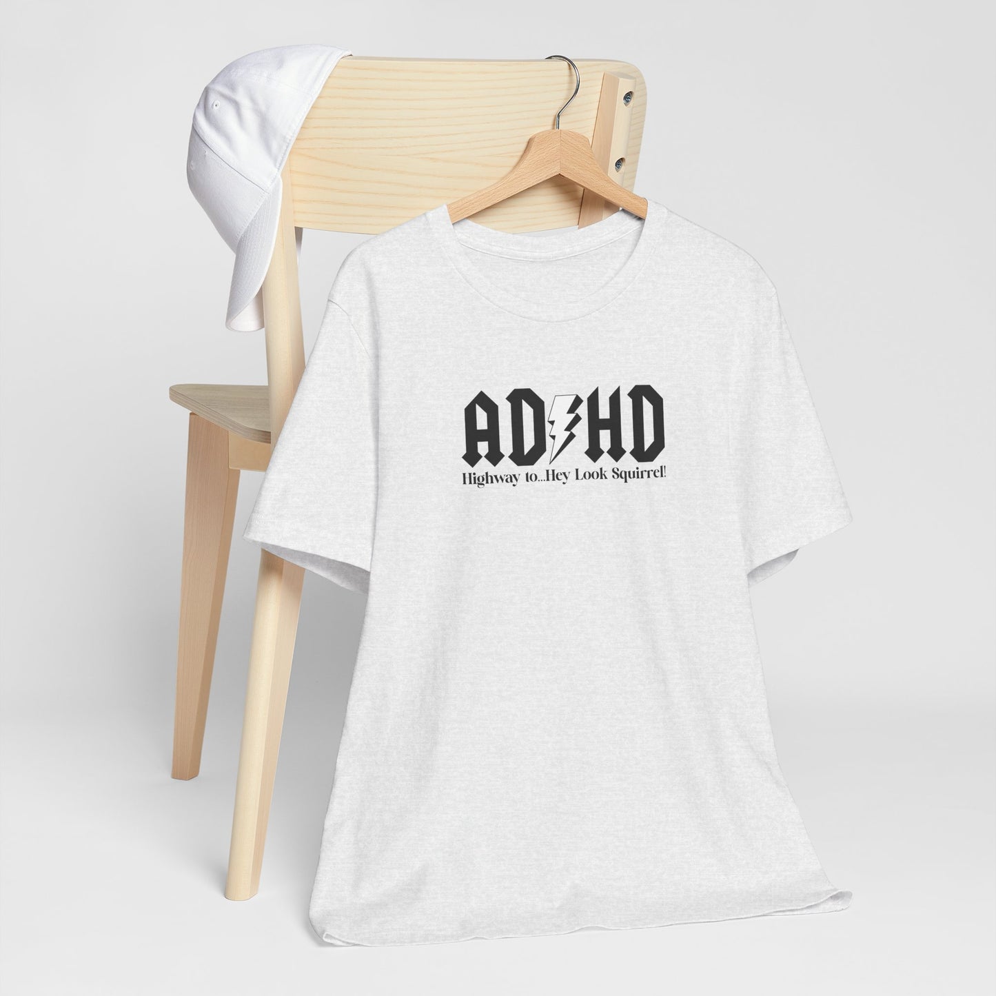 T-Shirt Highway to ADHD Funny T-Shirt – Gothic Pop Culture Graphic Tee