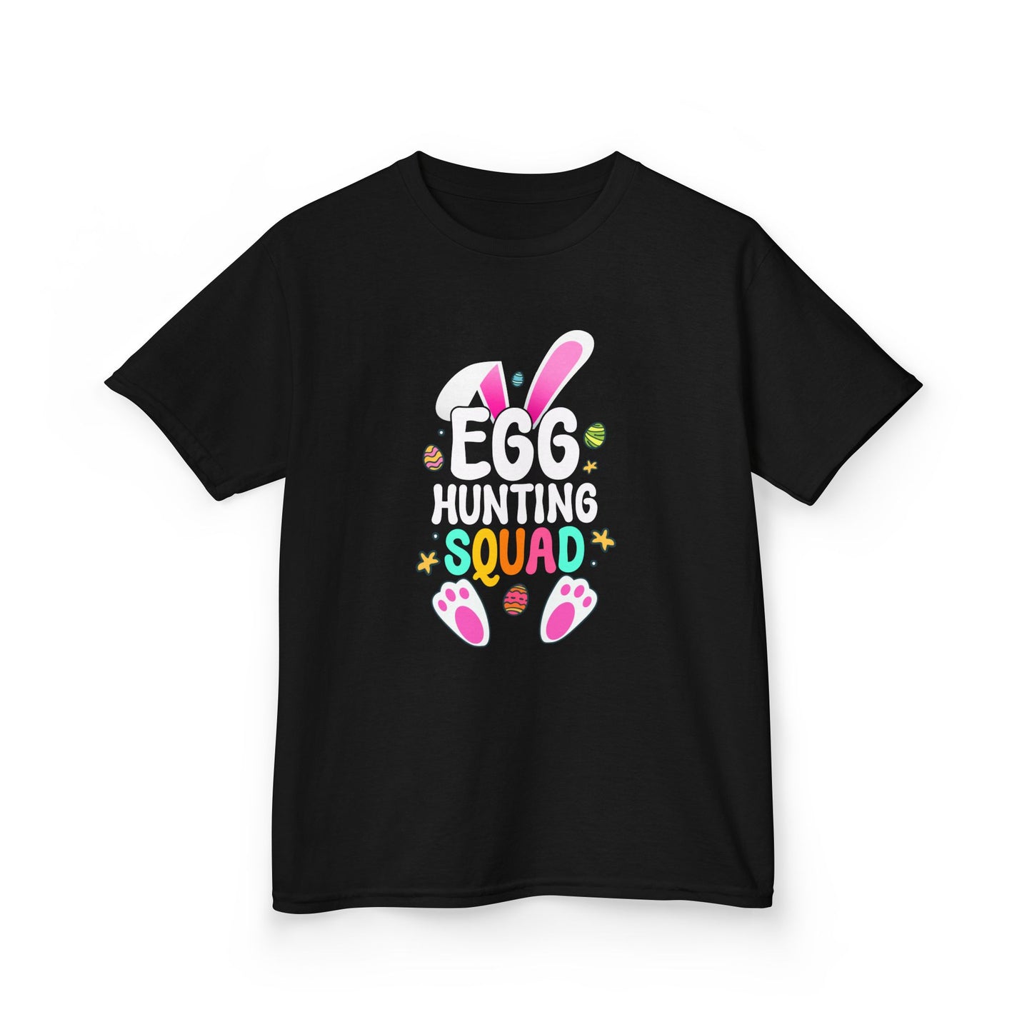 Egg Hunting Squad Kids Tee | Matching Easter Shirt for Families