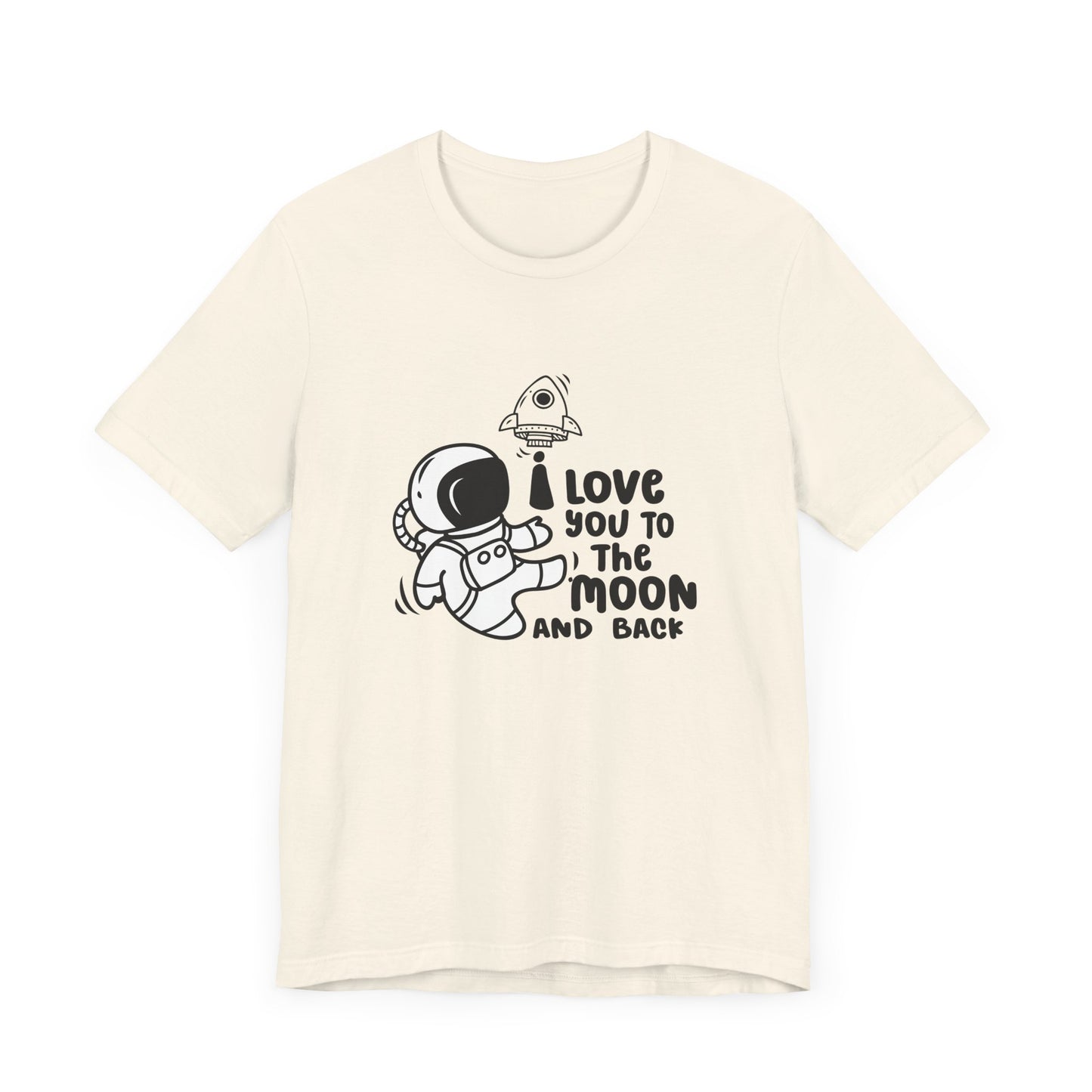 Romantic Message Tee – I Love You to the Moon and Back Shirt