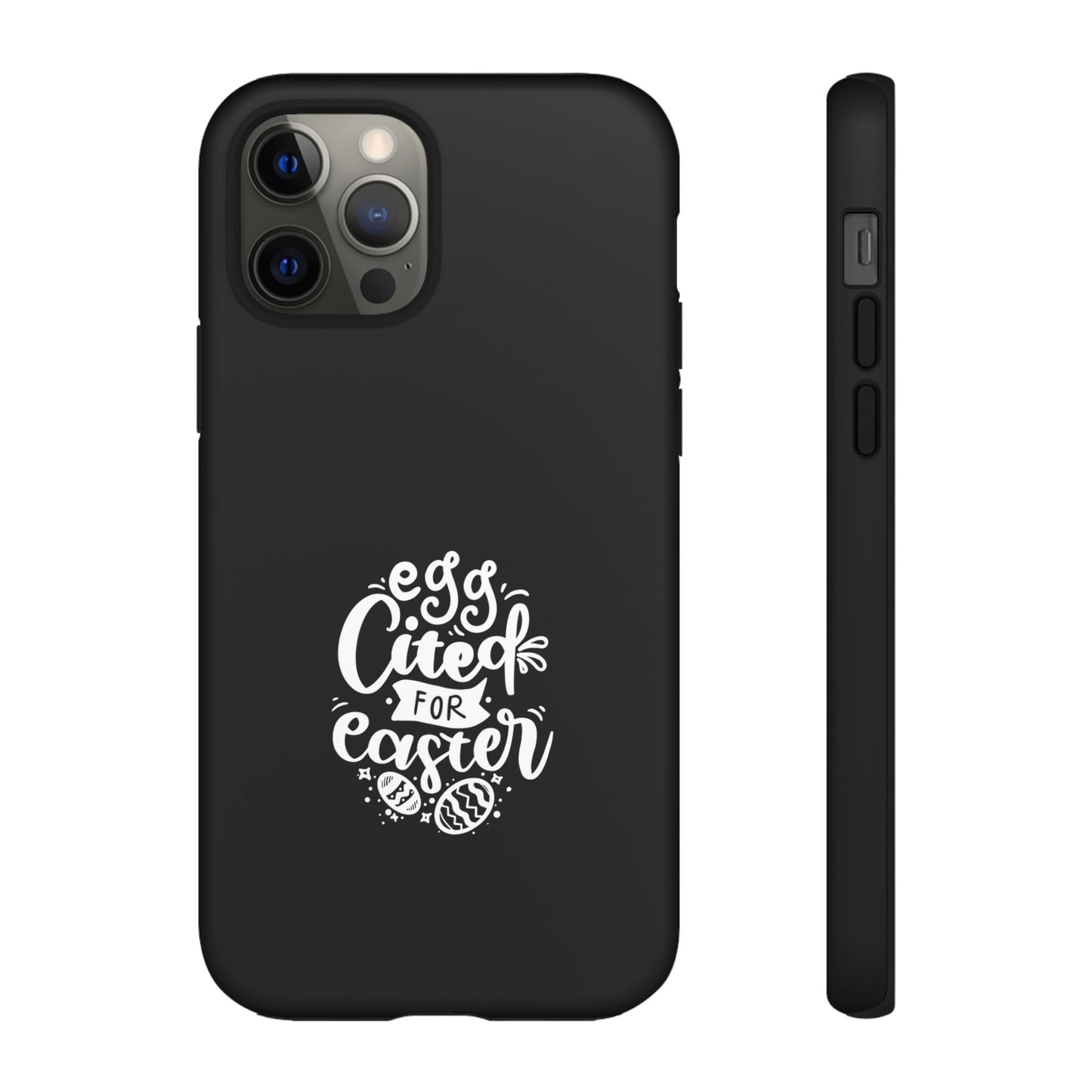 iPhone 12 Pro Matte Egg-cited for Easter Phone Case | Fun & Trendy Spring Cover