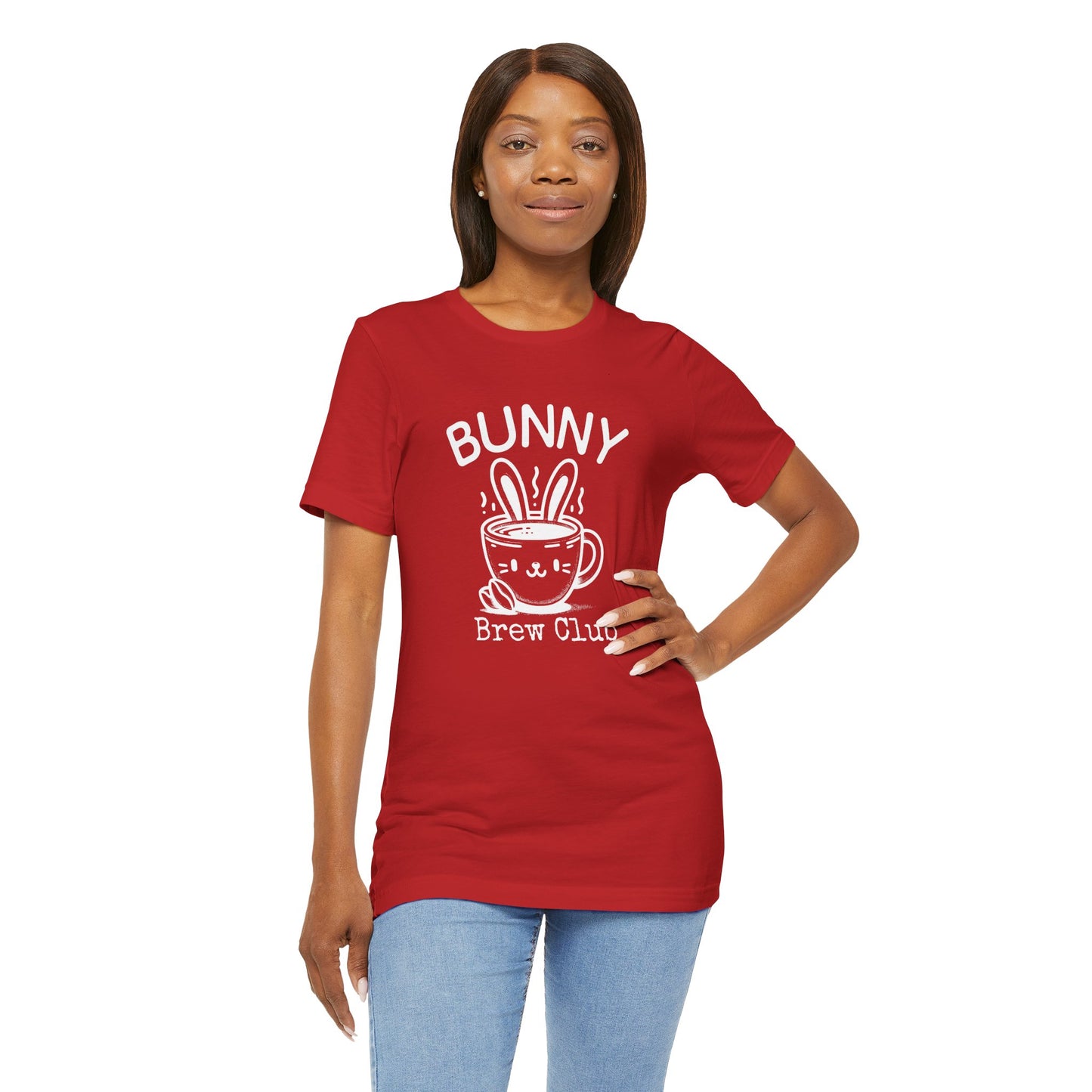 Coffee Easter Shirt – Bunny Brew Club Funny Easter Tee for Women
