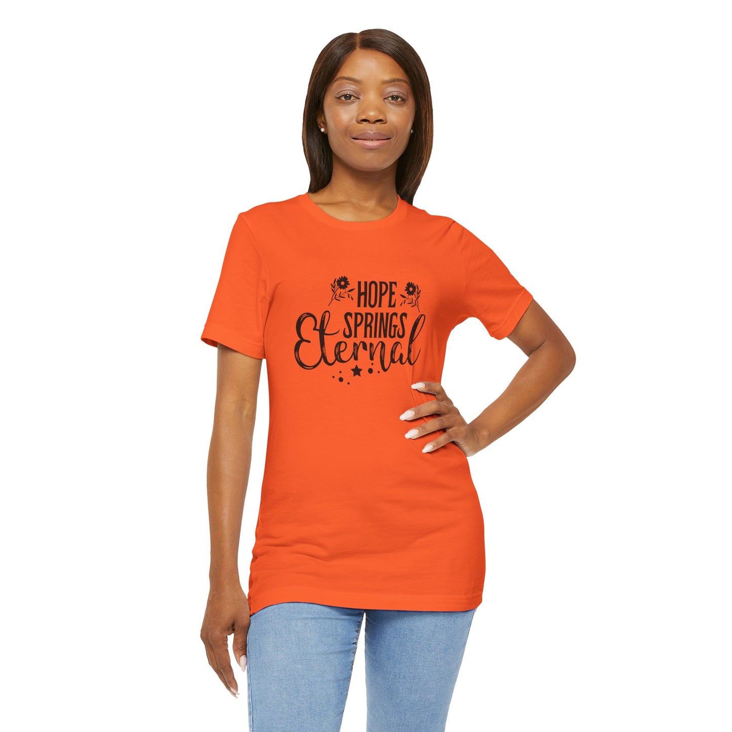 Motivational Shirts – Hope Springs Eternal Women’s Easter Tee