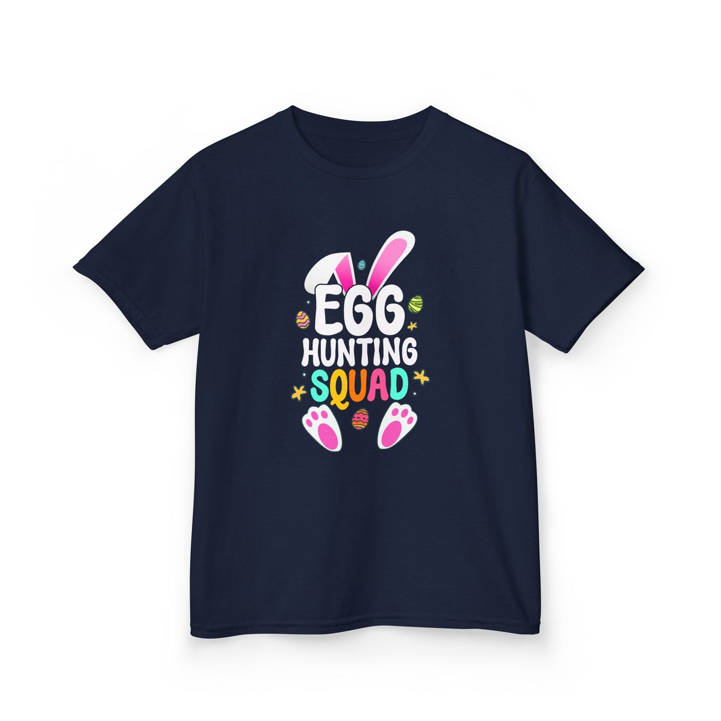 Egg Hunting Squad Kids Tee | Matching Easter Shirt for Families