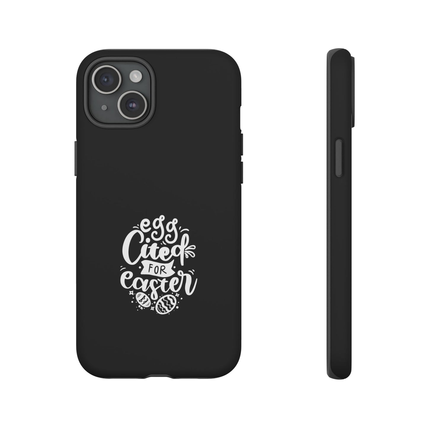 iPhone 15 Plus Matte Egg-cited for Easter Phone Case | Fun & Trendy Spring Cover
