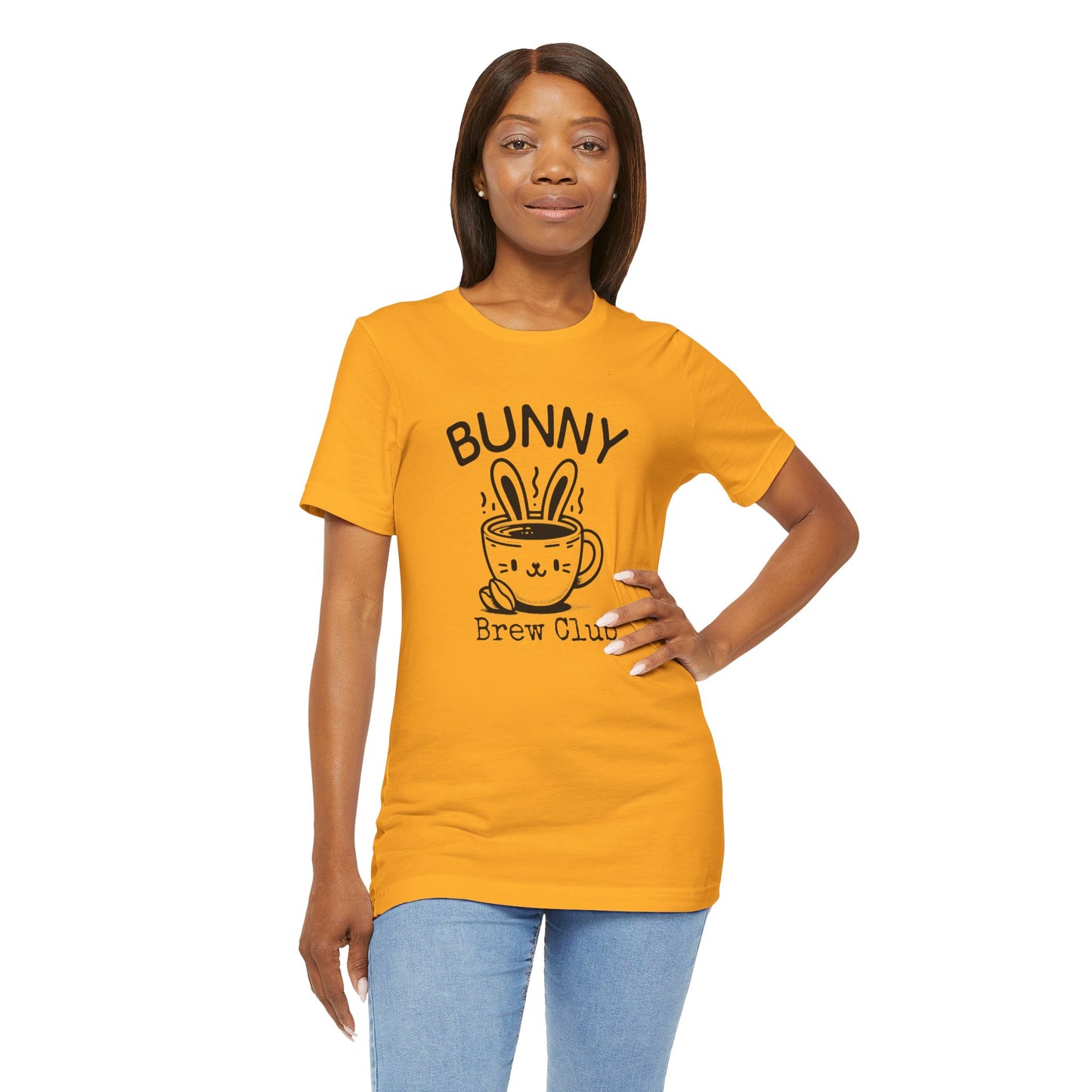 Coffee Easter Shirt – Bunny Brew Club Funny Easter Tee for Women