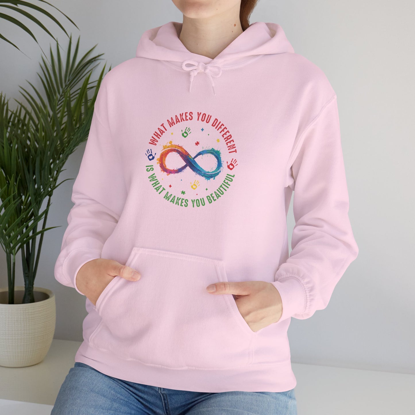 WHAT MAKES YOU DIFFERENT Hoodie – Colorful Neurodiversity Sweatshirt