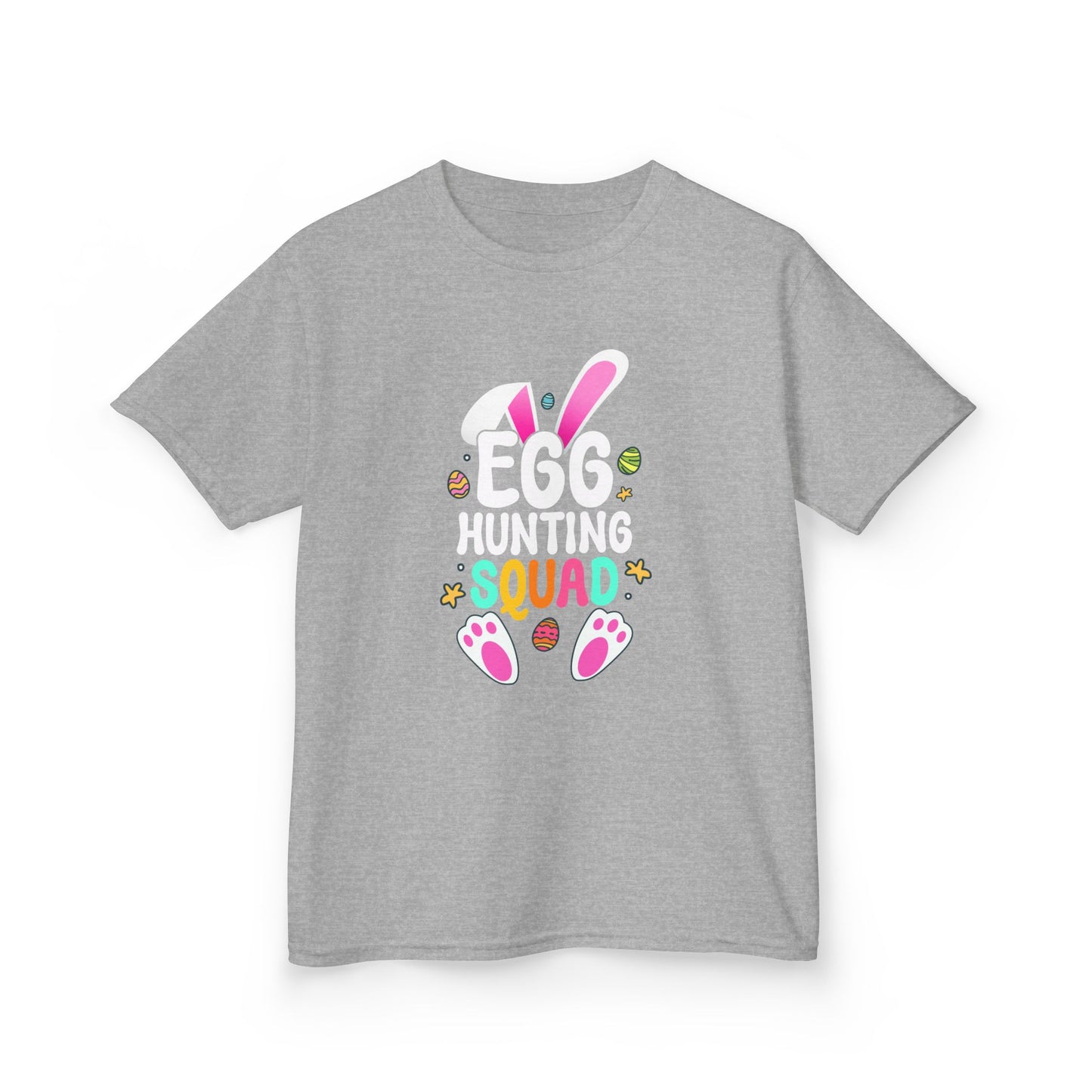 Egg Hunting Squad Kids Tee | Matching Easter Shirt for Families