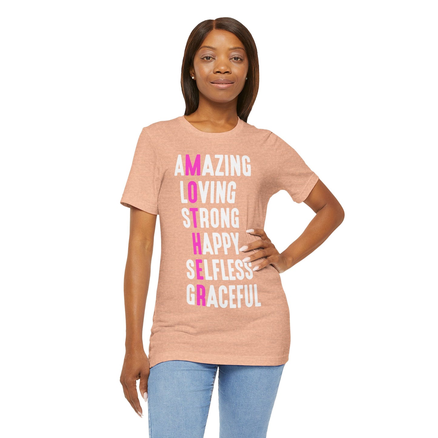 Empowering Mom Shirt – Amazing, Strong, Graceful & Loving
