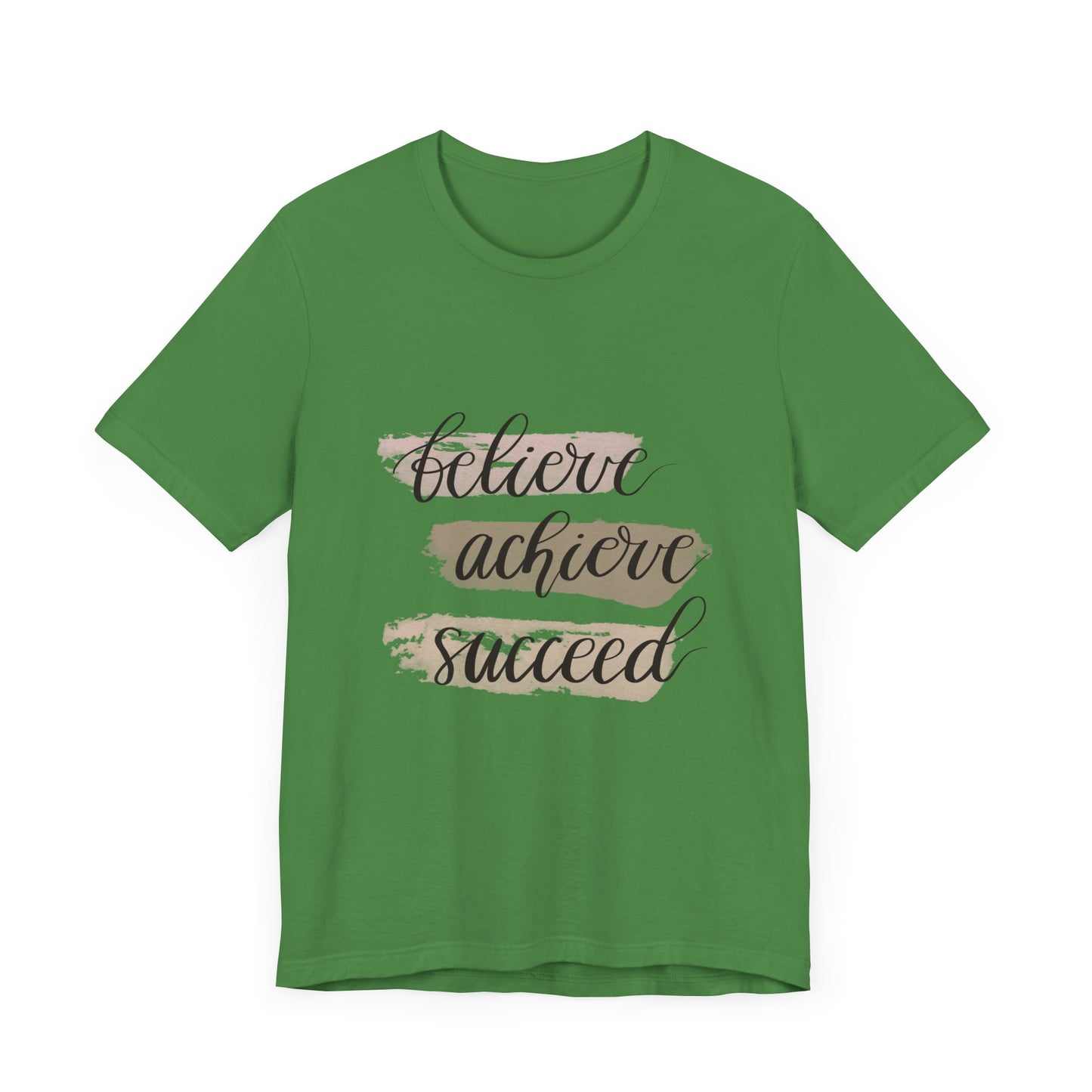 Inspirational T Shirts – Believe Achieve Succeed Tee for Women