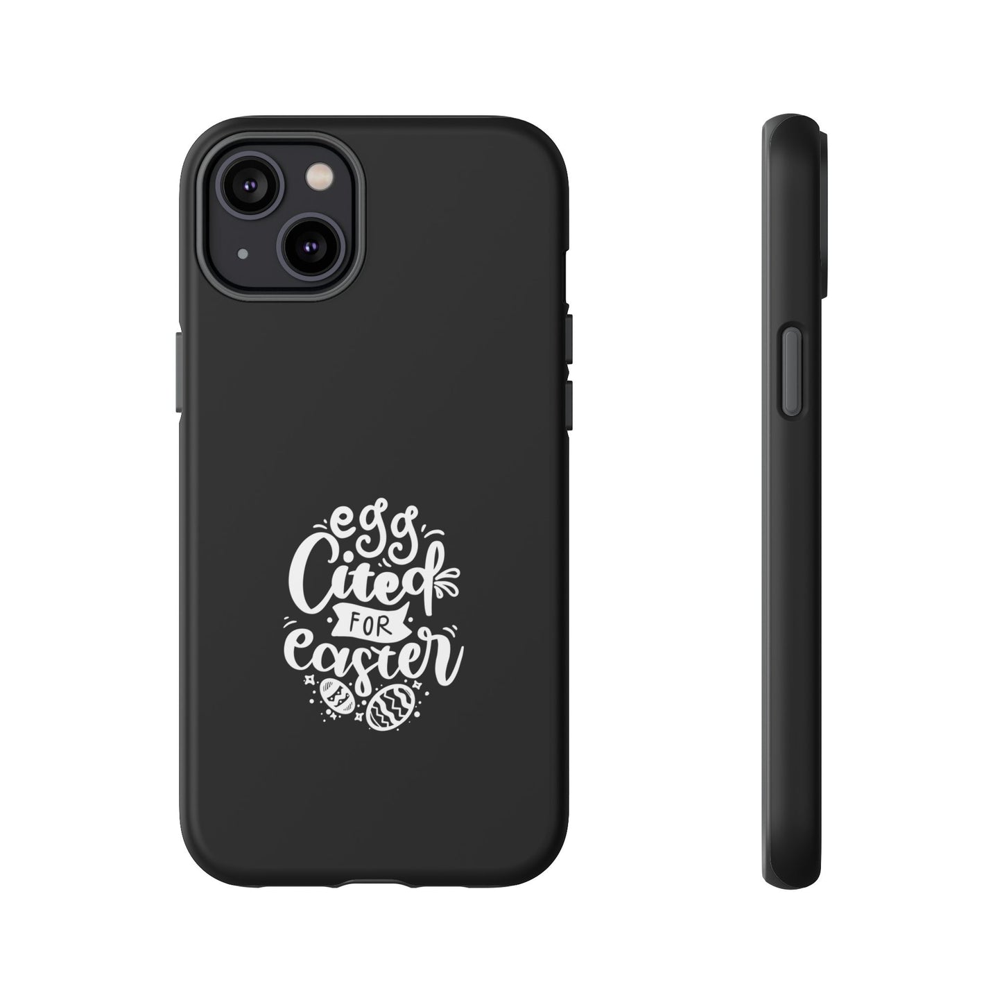 iPhone 14 Plus Matte Egg-cited for Easter Phone Case | Fun & Trendy Spring Cover