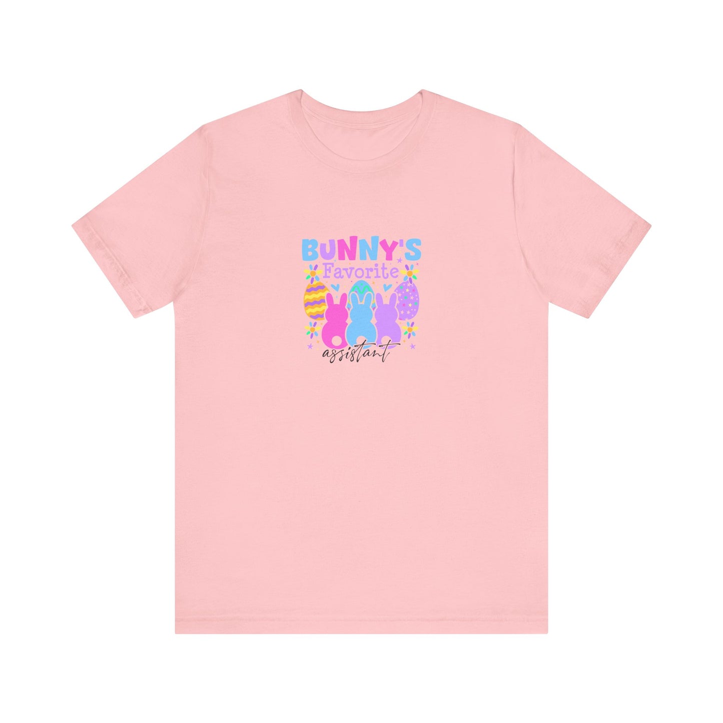 Pink Women Easter Shirt – Bunny's Favorite Assistant Funny Bunny Tee