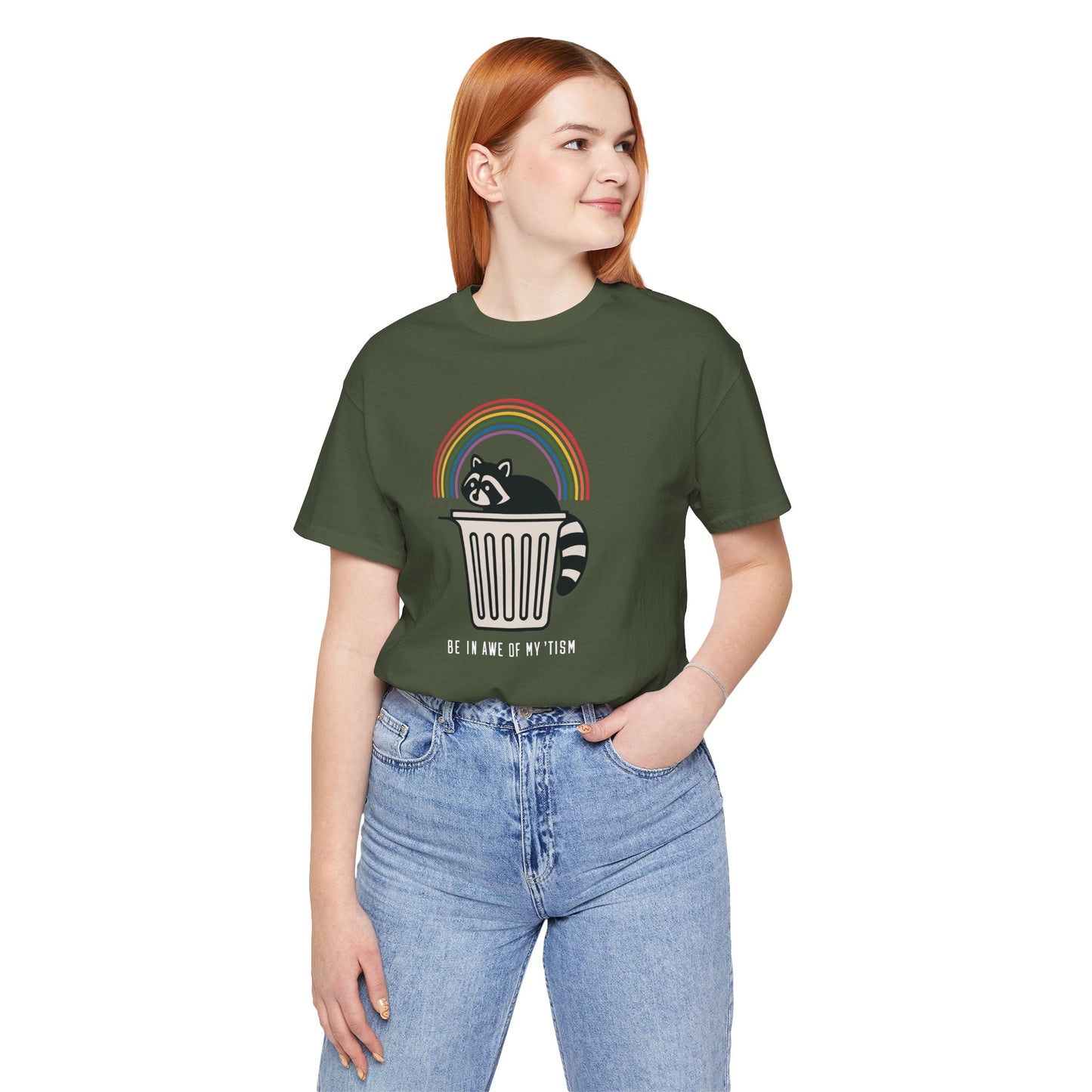 T-Shirt BE IN AWE OF MY ’TISM Funny Autism Awareness T‑Shirt for Adults
