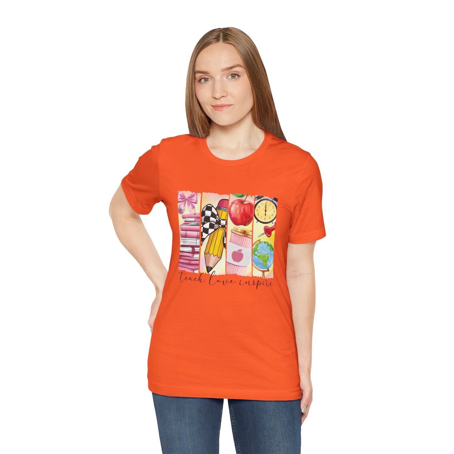 Teach Love Inspire – Teacher Shirt with Meaningful Message