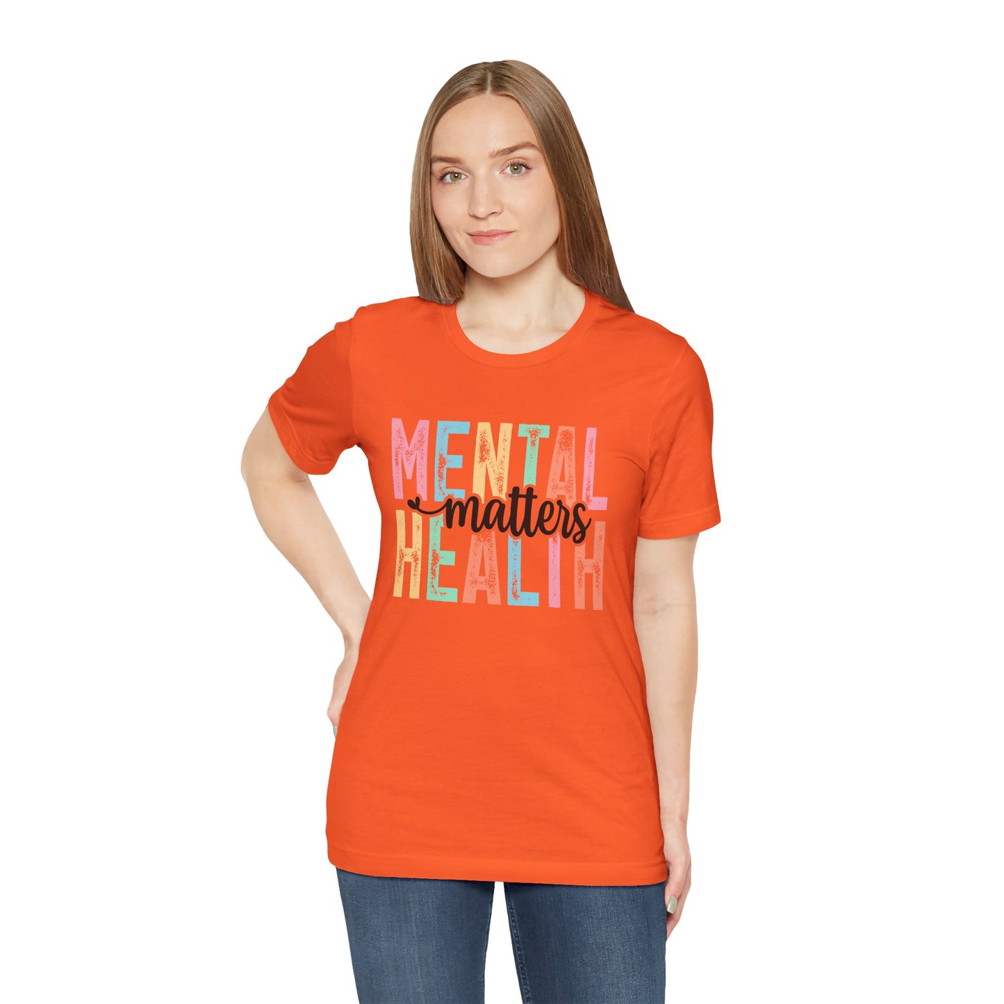 Mental Health Matters – Orange Mental Health Matters Shirt for Women