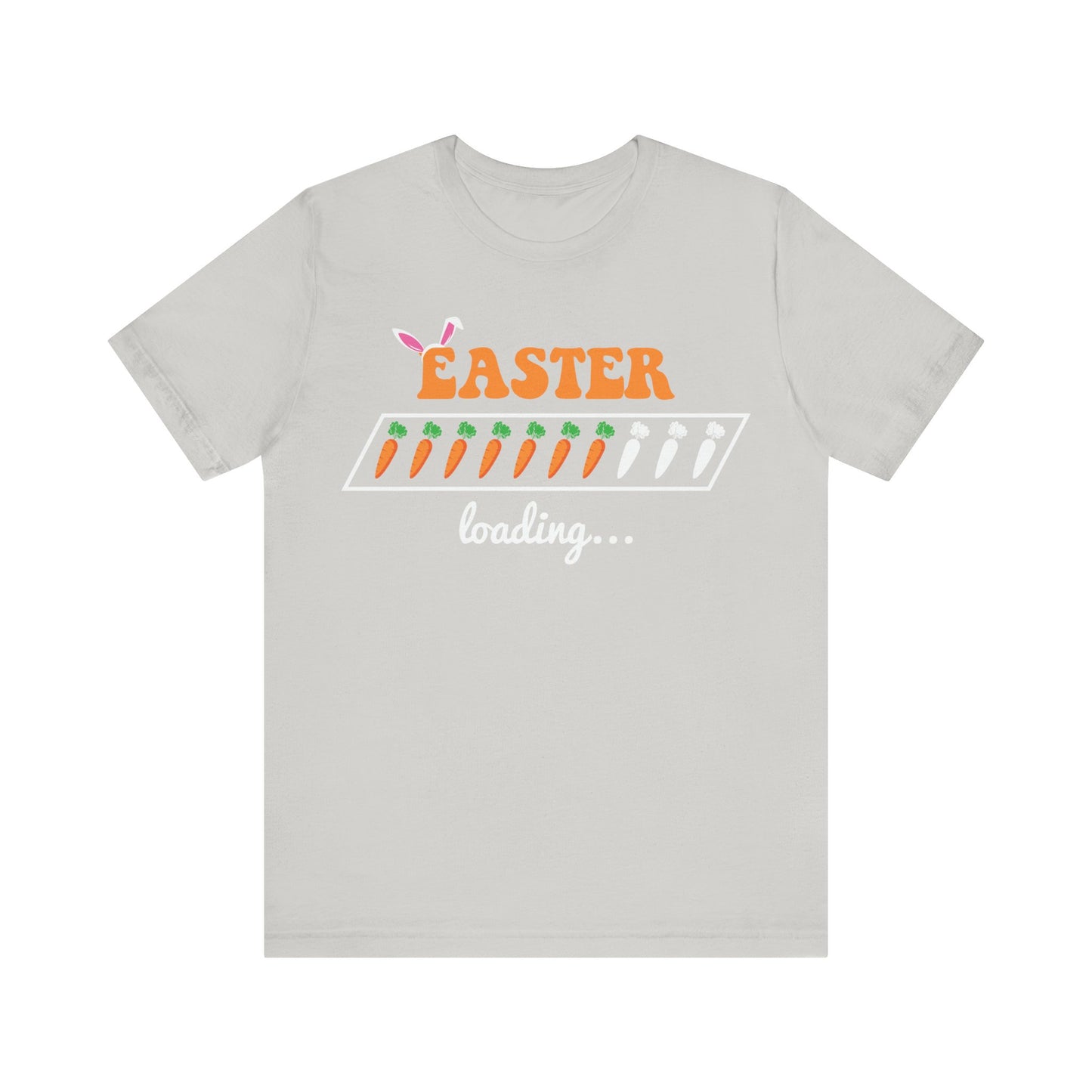 Silver Trendy Easter Shirt – Easter Loading... Please Wait Tee