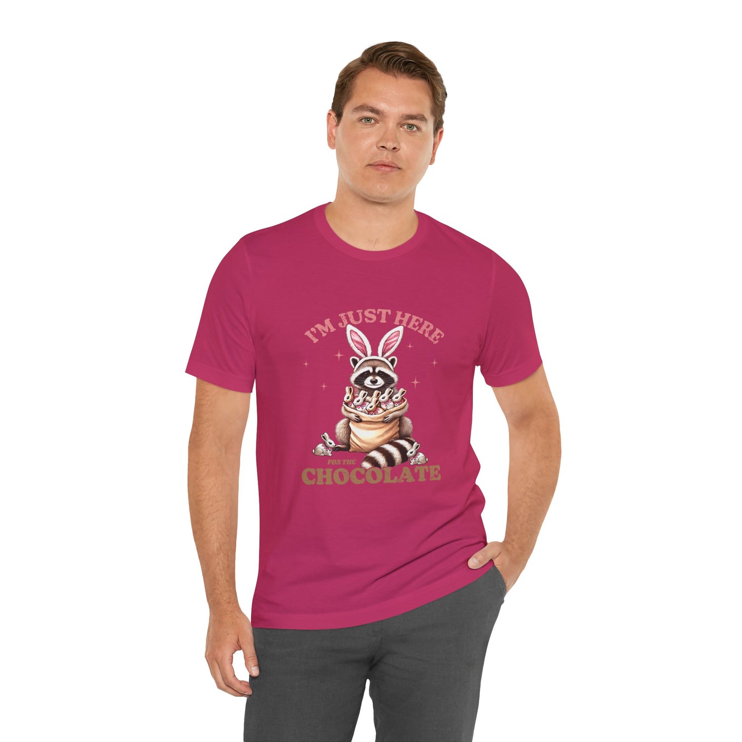 Funny Easter Shirt – I'm Just Here for the Chocolate Tee