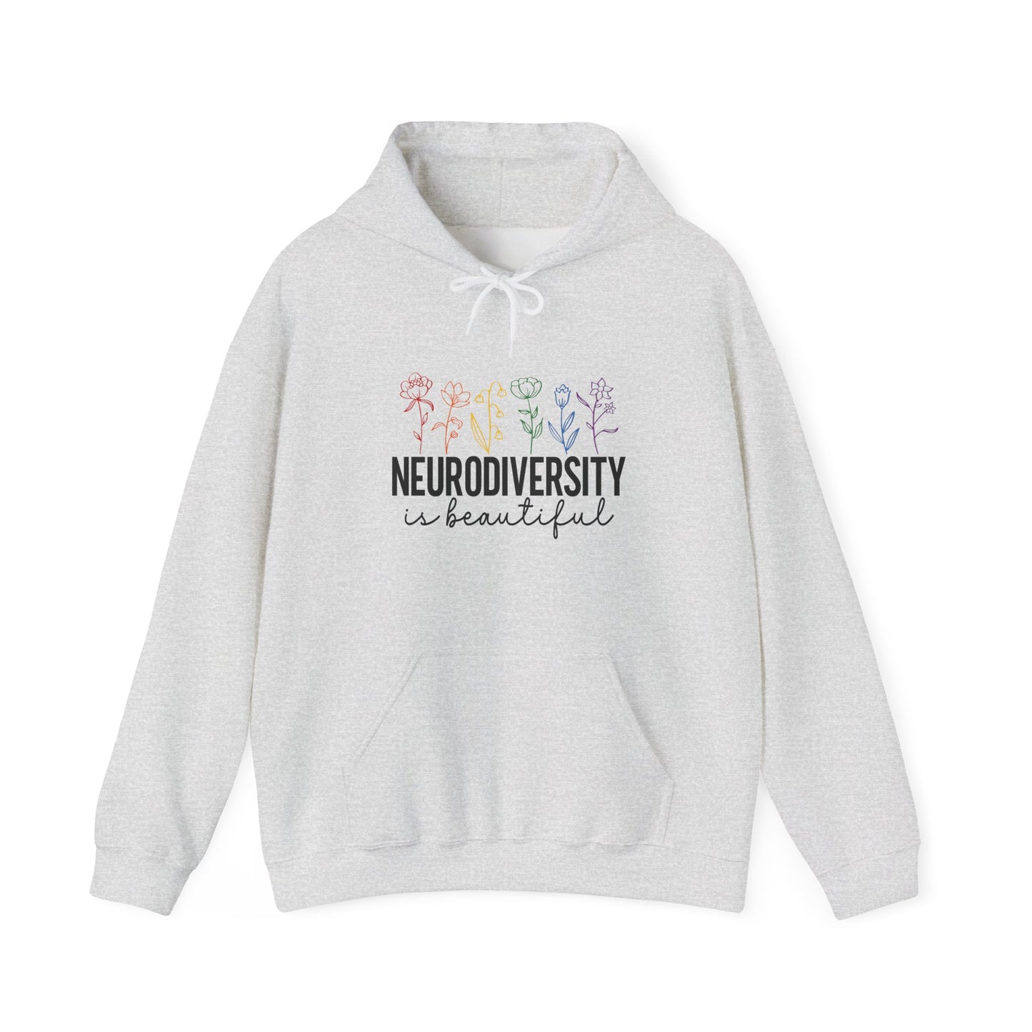 Hoodie NEURODIVERSITY is Beautiful Hoodie – Floral Autism Awareness Hoodie