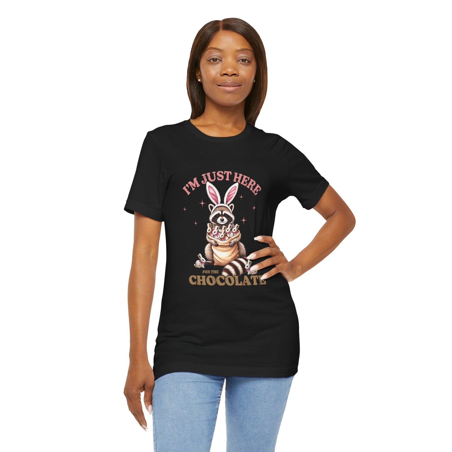 Funny Easter Shirt – I'm Just Here for the Chocolate Tee