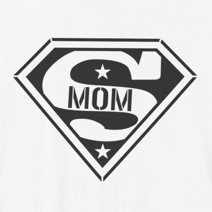 T-Shirt Motivational Shirts – Super Mom T-Shirt for Strong Women