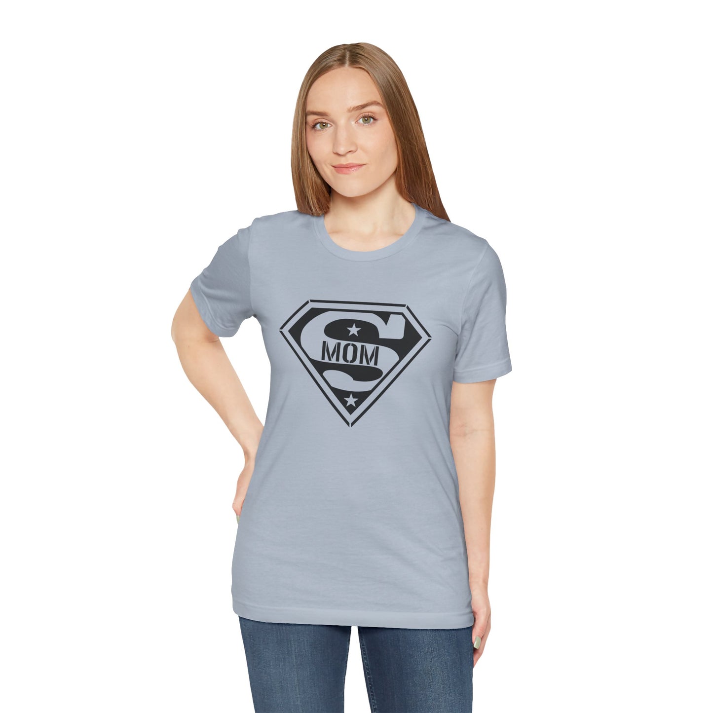 T-Shirt Motivational Shirts – Super Mom T-Shirt for Strong Women