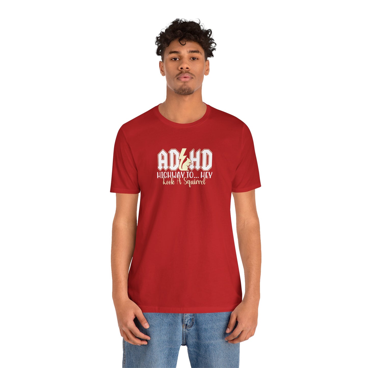 T-Shirt HIGHWAY TO... HEY Look A Squirrel ADHD T Shirt – Funny ADHD Tshirt